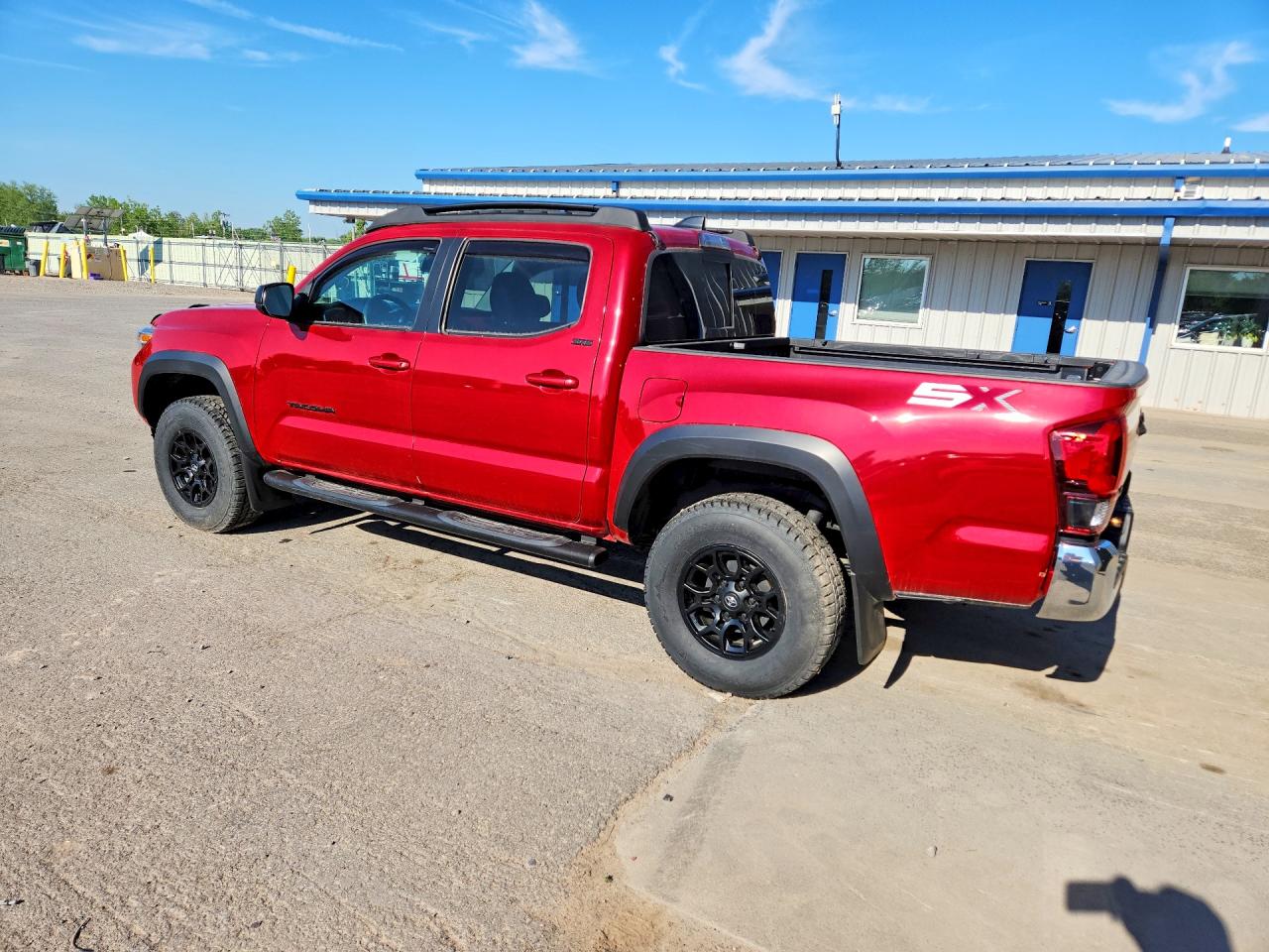 2023 Toyota Tacoma Sr5 V6 Red vin: 3TYCZ5AN5PT153835