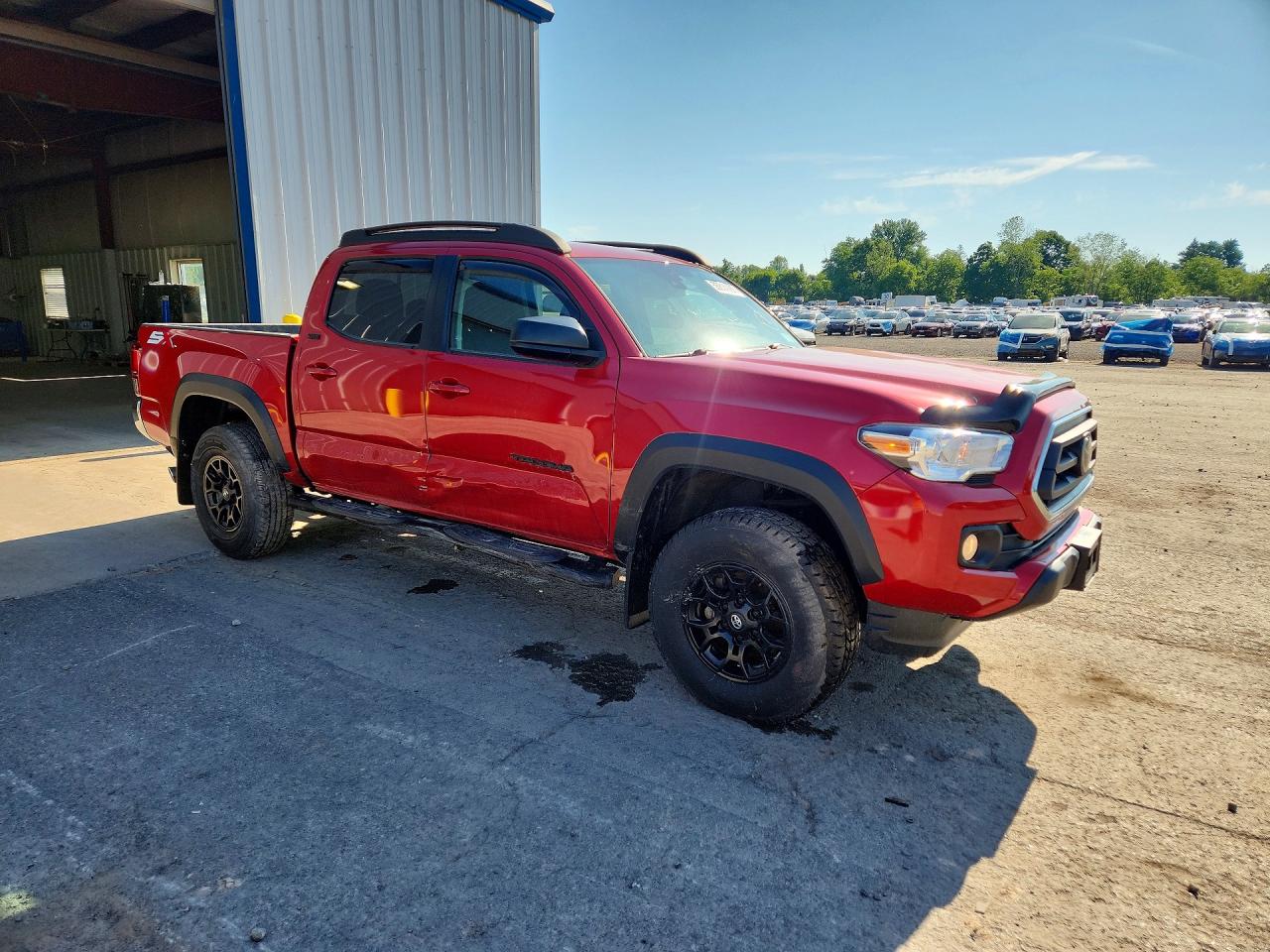 2023 Toyota Tacoma Sr5 V6 Red vin: 3TYCZ5AN5PT153835