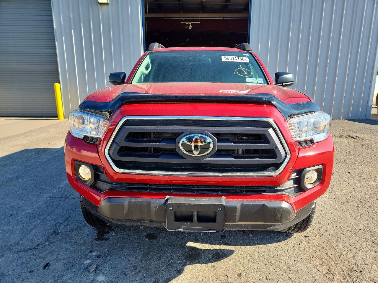 2023 Toyota Tacoma Sr5 V6 Red vin: 3TYCZ5AN5PT153835