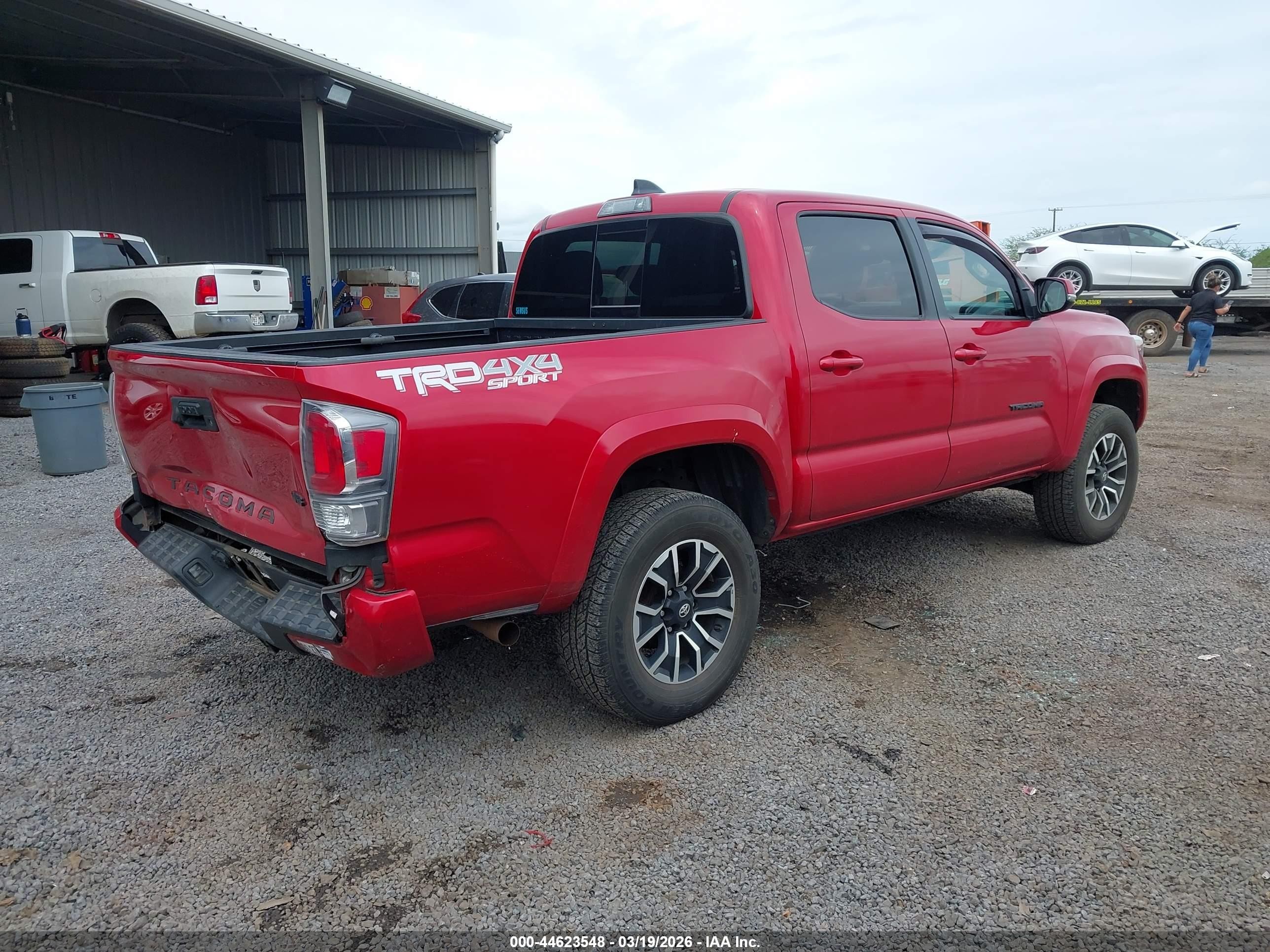2021 Toyota Tacoma Sr V6/sr5 V6/trd Off-road/trd Pro/trd Sport Красный vin: 3TYCZ5AN6MT052699