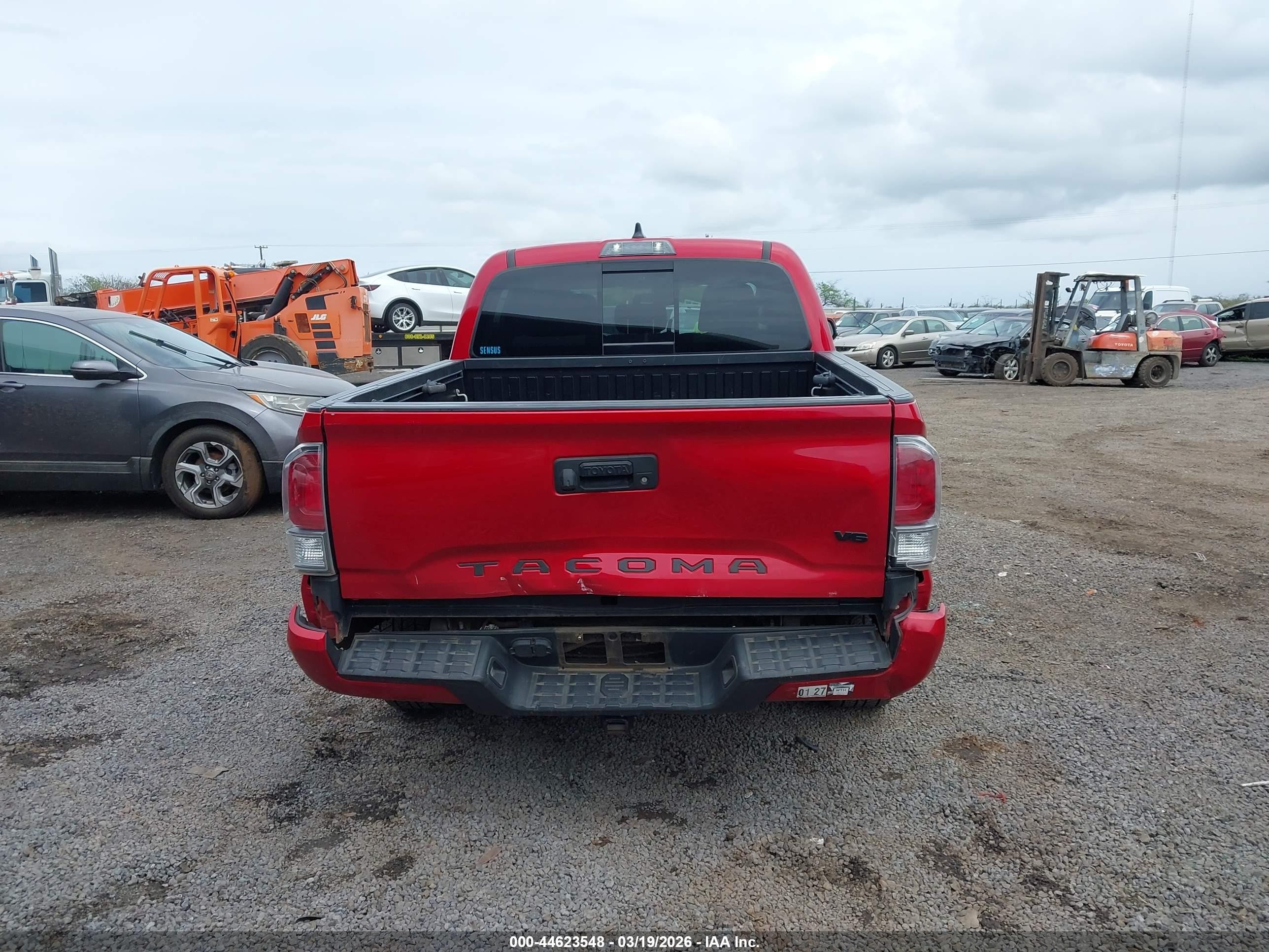 2021 Toyota Tacoma Sr V6/sr5 V6/trd Off-road/trd Pro/trd Sport Красный vin: 3TYCZ5AN6MT052699