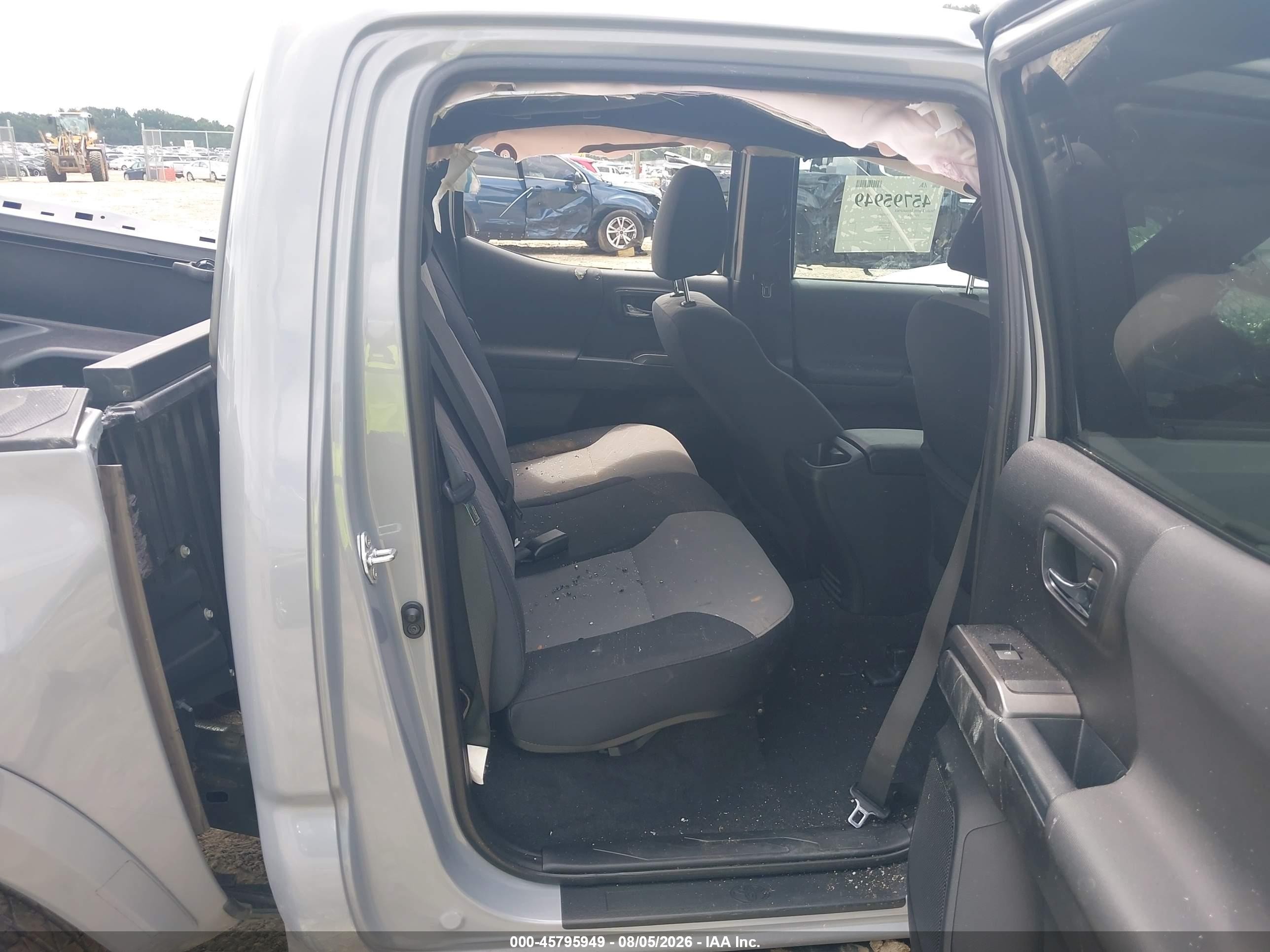 2021 Toyota Tacoma Trd Sport Gray vin: 3TYCZ5AN7MT020876