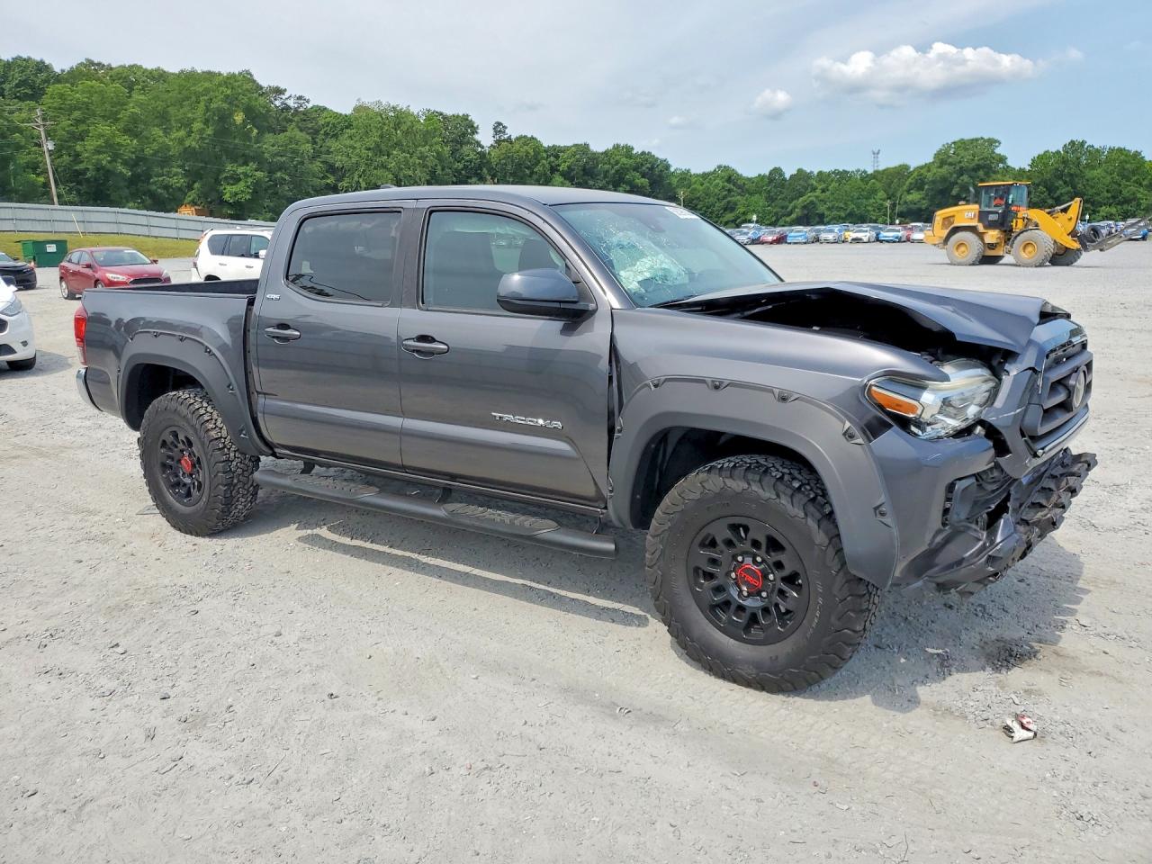 2020 Toyota Tacoma Sr5 V6 Silver vin: 3TYCZ5AN8LT007150