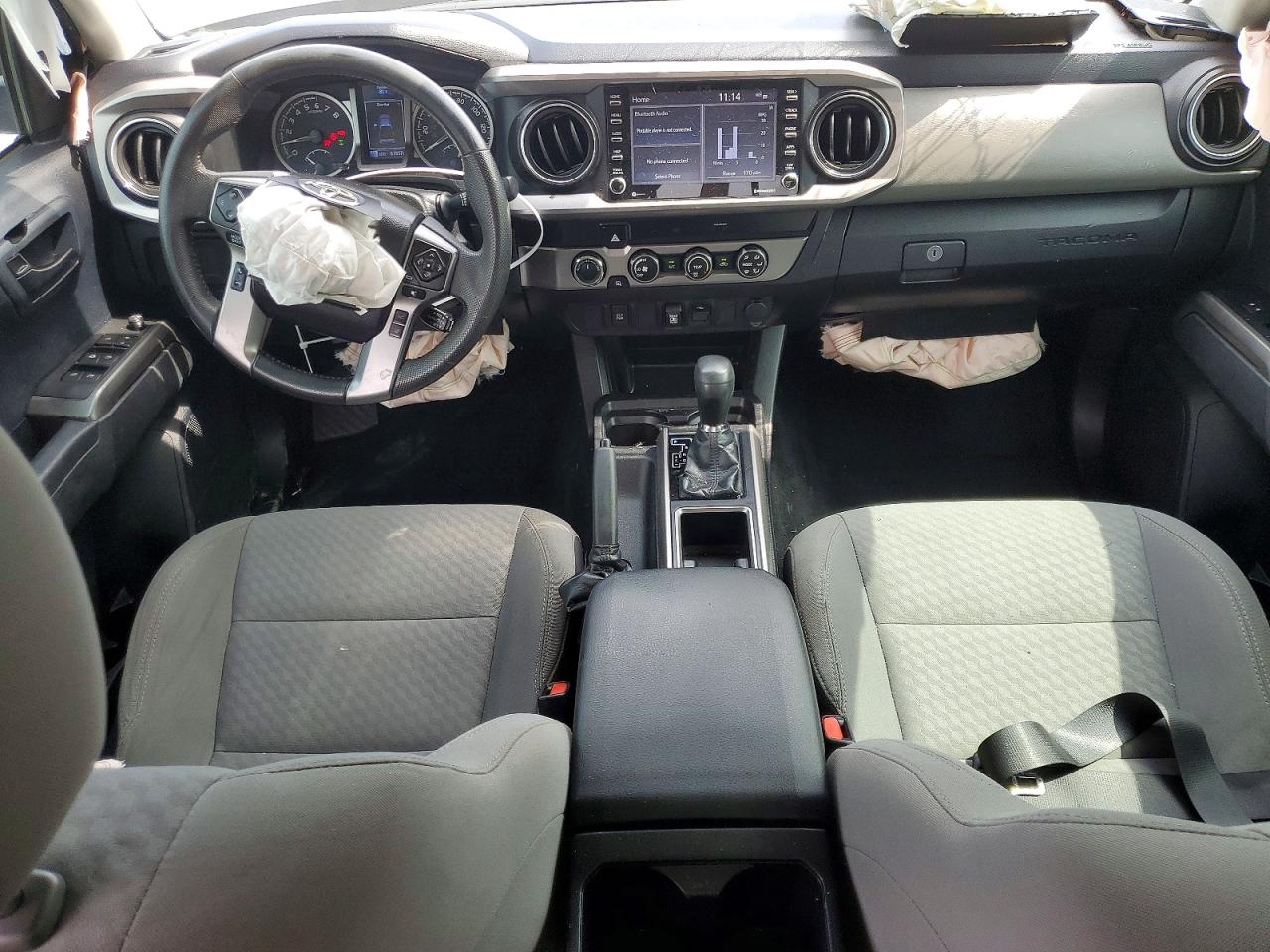 2020 Toyota Tacoma Sr5 V6 Silver vin: 3TYCZ5AN8LT007150