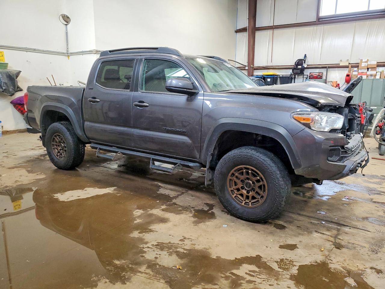 2023 Toyota Tacoma Double Cab Gray vin: 3TYCZ5AN8PT166000