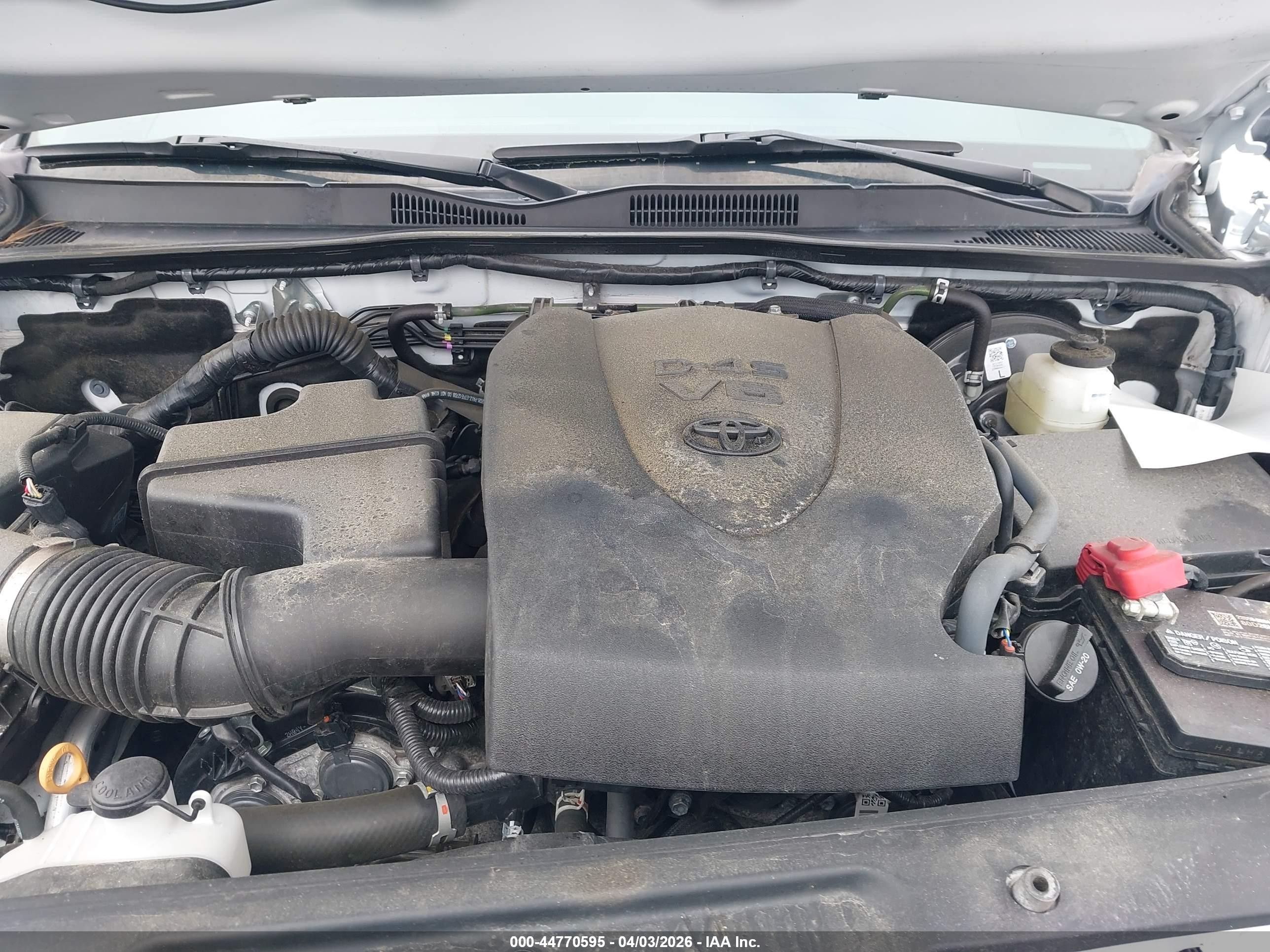 2022 Toyota Tacoma Trd Sport White vin: 3TYCZ5AN9NT100908