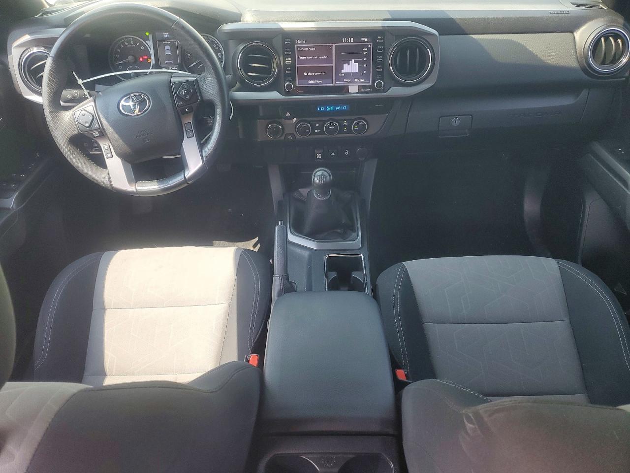 2022 Toyota Tacoma Trd Sport White vin: 3TYCZ5ANXNT086100