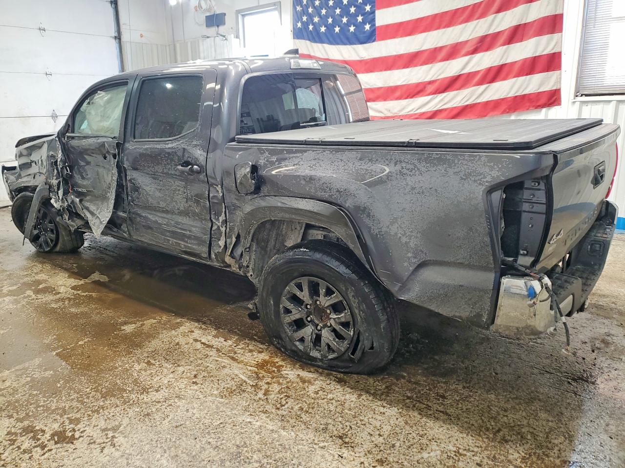 2023 Toyota Tacoma Double Cab Gray vin: 3TYCZ5ANXPT142524