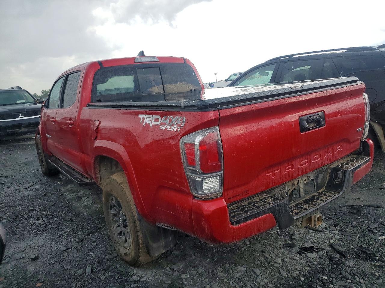 2023 Toyota Tacoma Sr5 V6 Burgundy vin: 3TYDZ5BN2PT022168