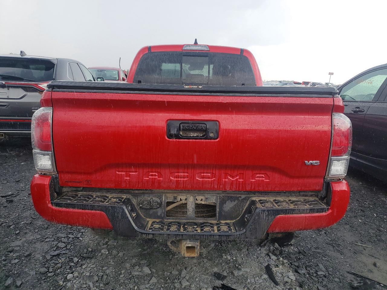 2023 Toyota Tacoma Sr5 V6 Burgundy vin: 3TYDZ5BN2PT022168