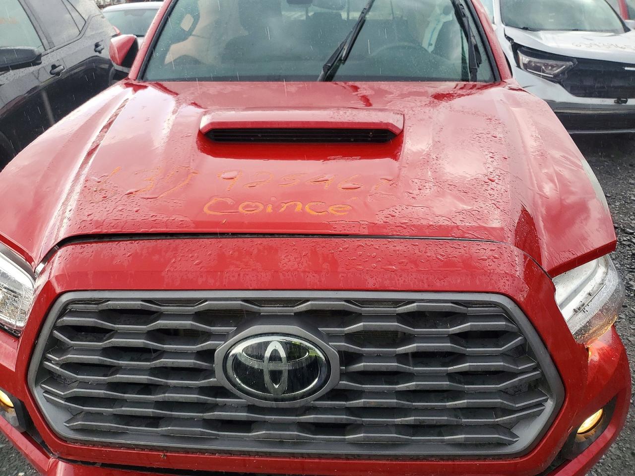 2023 Toyota Tacoma Sr5 V6 Burgundy vin: 3TYDZ5BN2PT022168