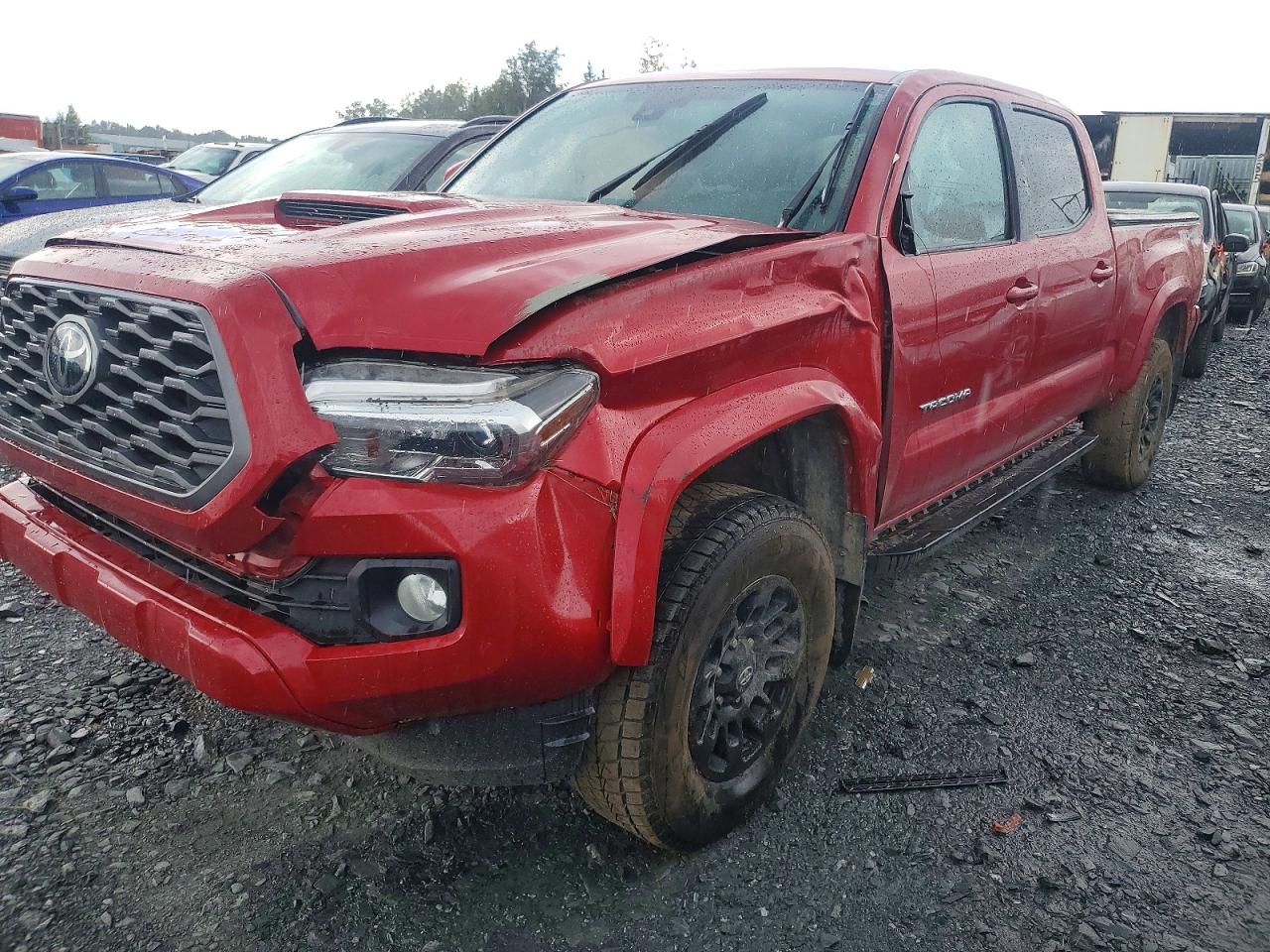2023 Toyota Tacoma Sr5 V6 Burgundy vin: 3TYDZ5BN2PT022168