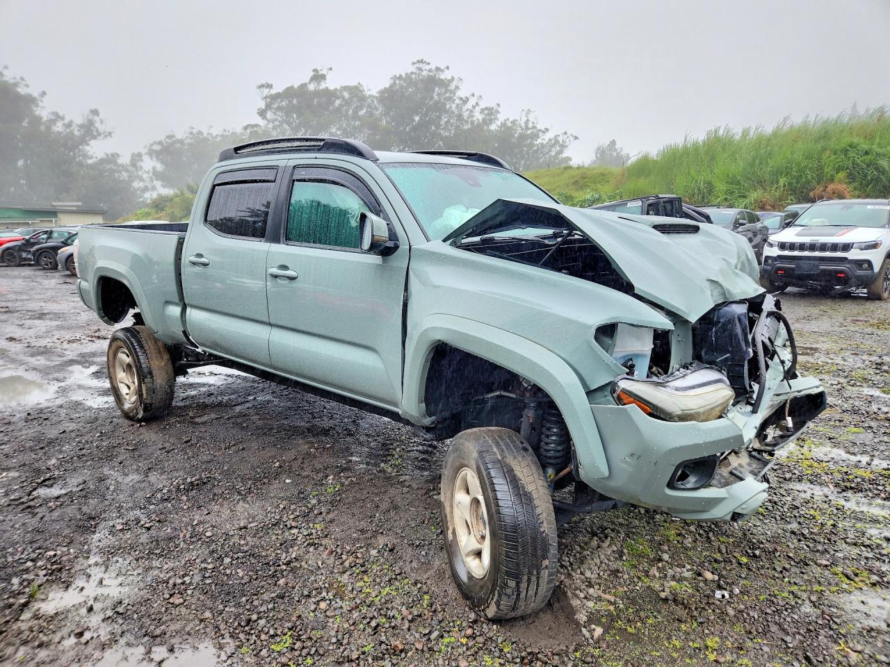2023 Toyota Tacoma Sr5 V6 Green vin: 3TYDZ5BN2PT025474