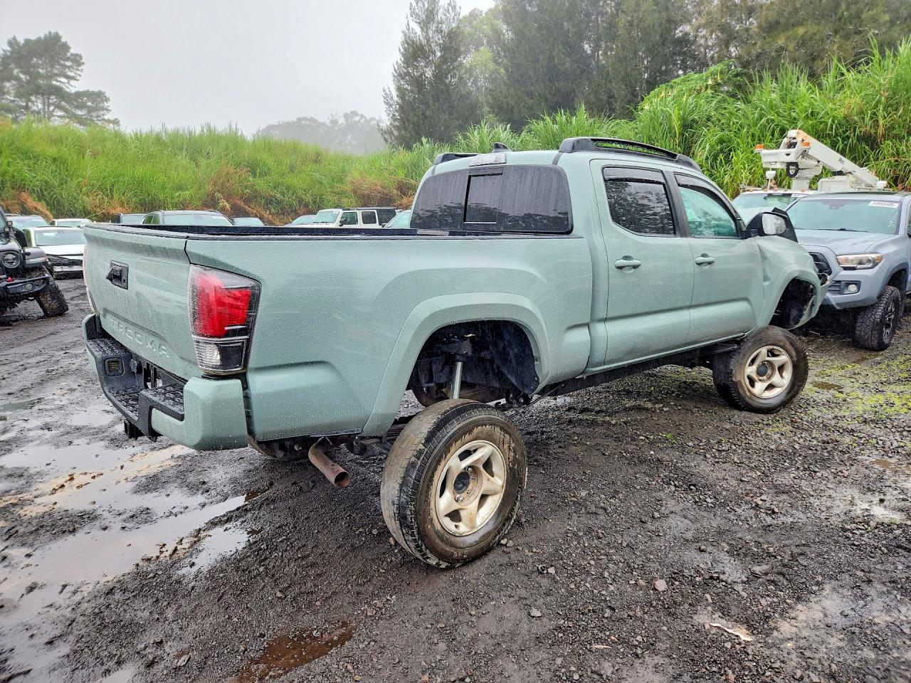 2023 Toyota Tacoma Sr5 V6 Green vin: 3TYDZ5BN2PT025474