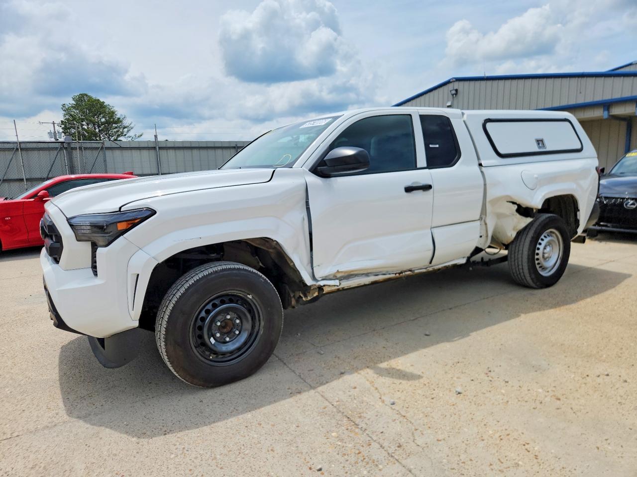2024 Toyota Tacoma Sr White vin: 3TYJDAHN2RT006623