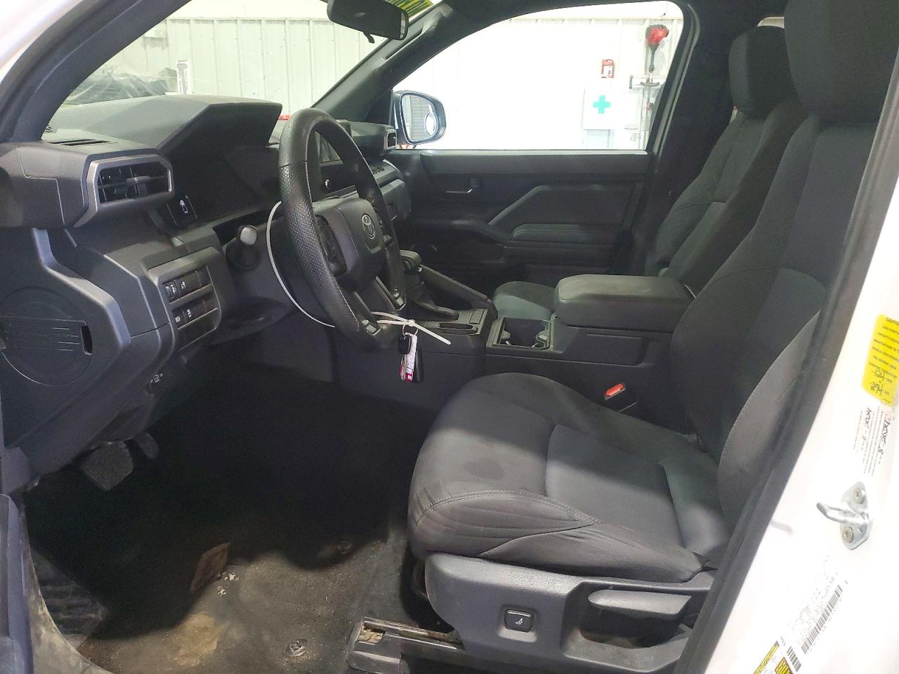 2024 Toyota Tacoma Sr White vin: 3TYJDAHN2RT006623
