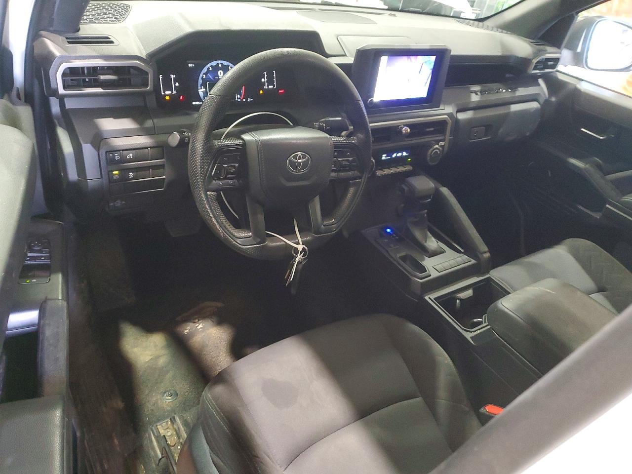 2024 Toyota Tacoma Sr White vin: 3TYJDAHN2RT006623