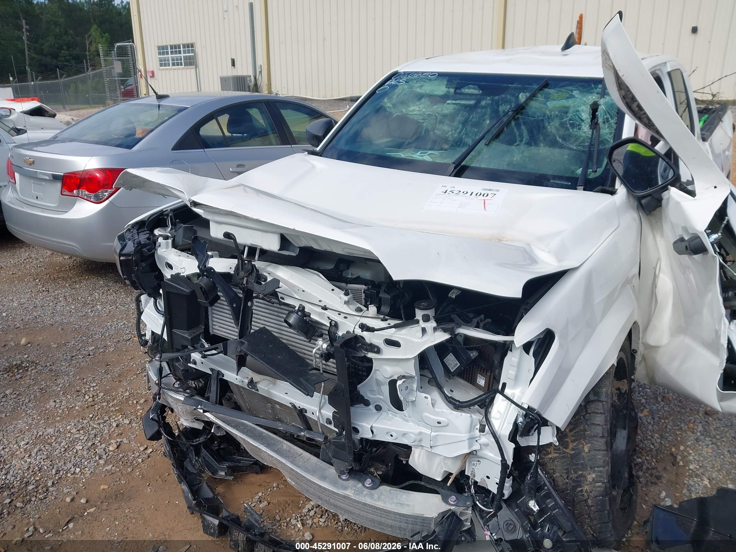 2025 Toyota Tacoma Sr White vin: 3TYJDAHN9ST026650