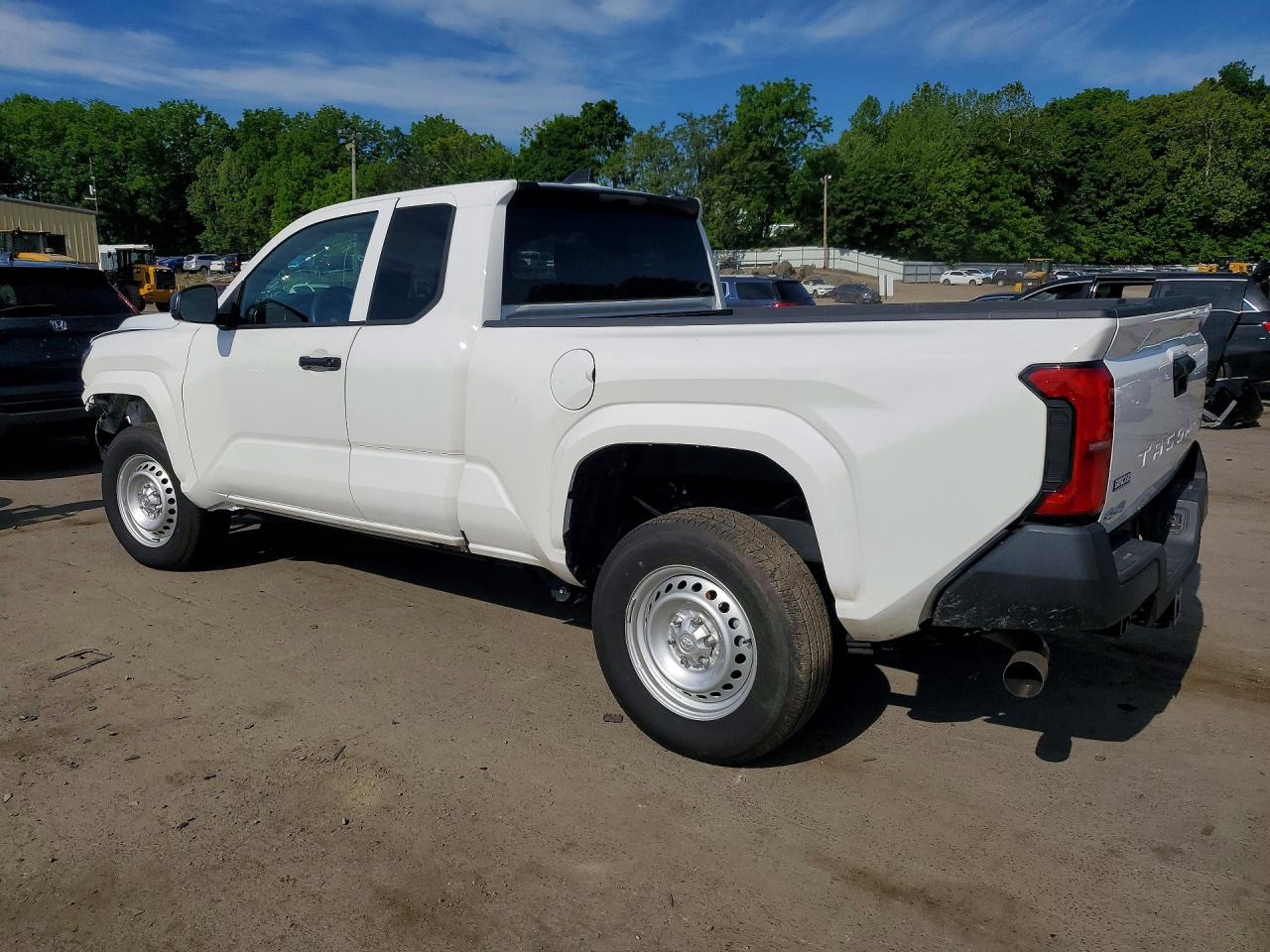 2025 Toyota Tacoma Sr White vin: 3TYJDAKN4ST022157