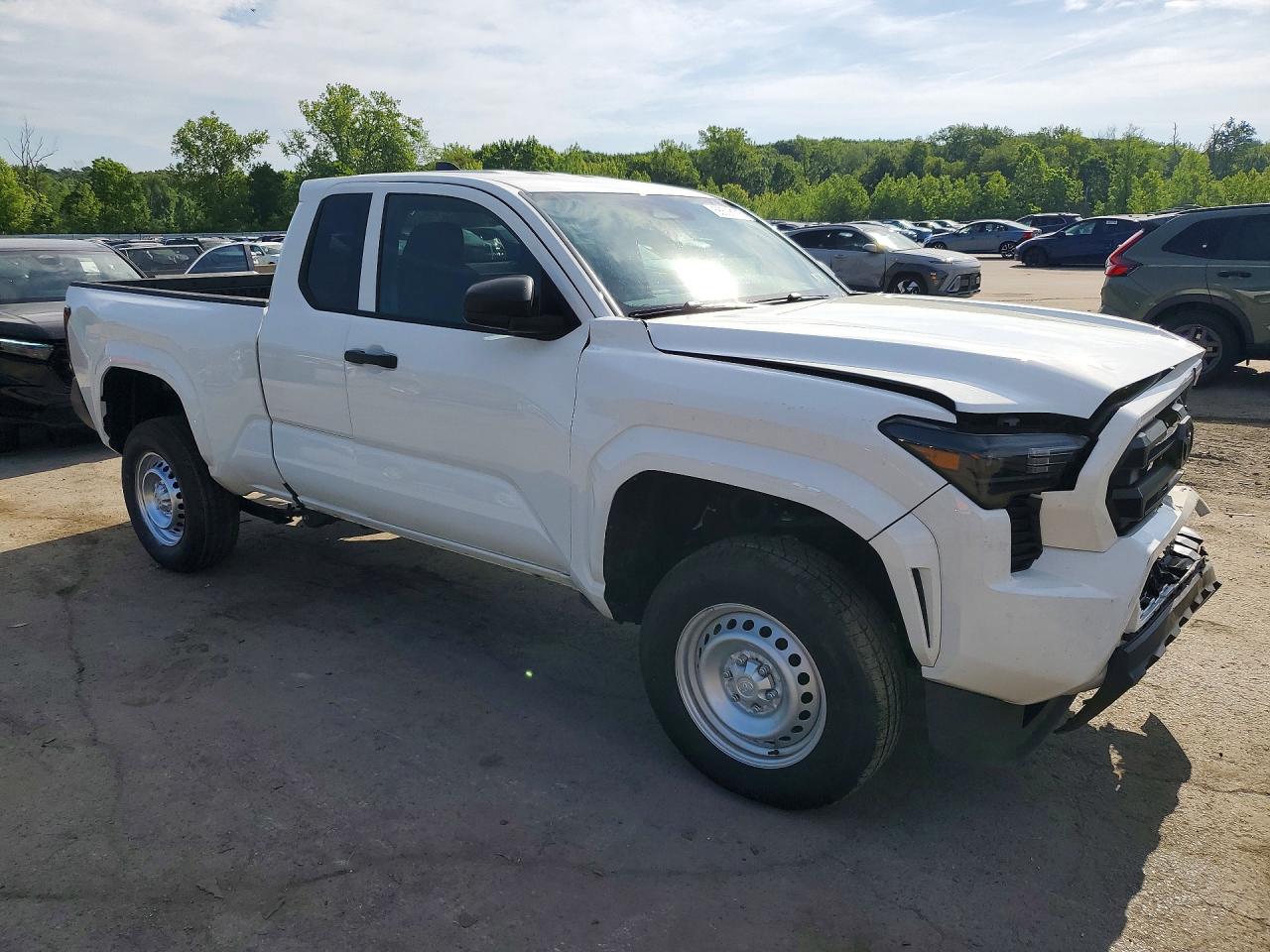 2025 Toyota Tacoma Sr White vin: 3TYJDAKN4ST022157