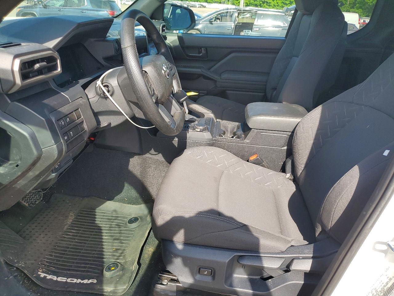 2025 Toyota Tacoma Sr White vin: 3TYJDAKN4ST022157