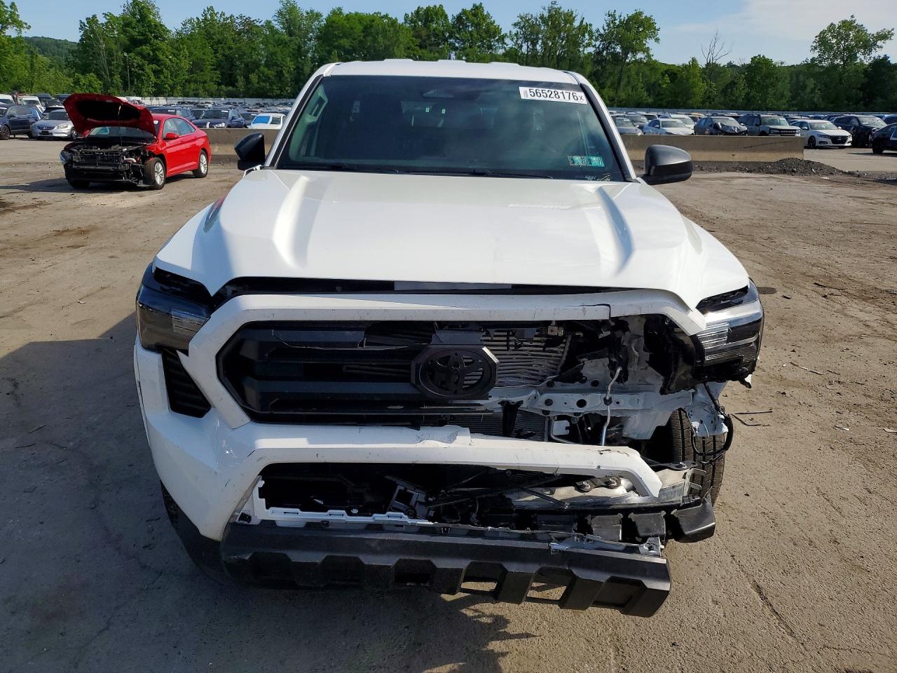 2025 Toyota Tacoma Sr White vin: 3TYJDAKN4ST022157