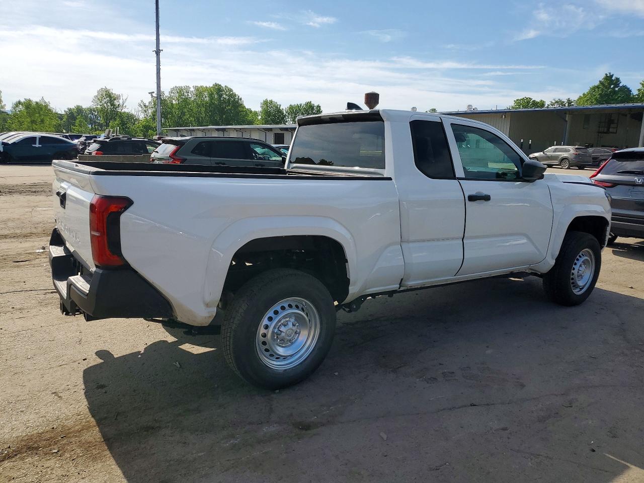 2025 Toyota Tacoma Sr White vin: 3TYJDAKN4ST022157