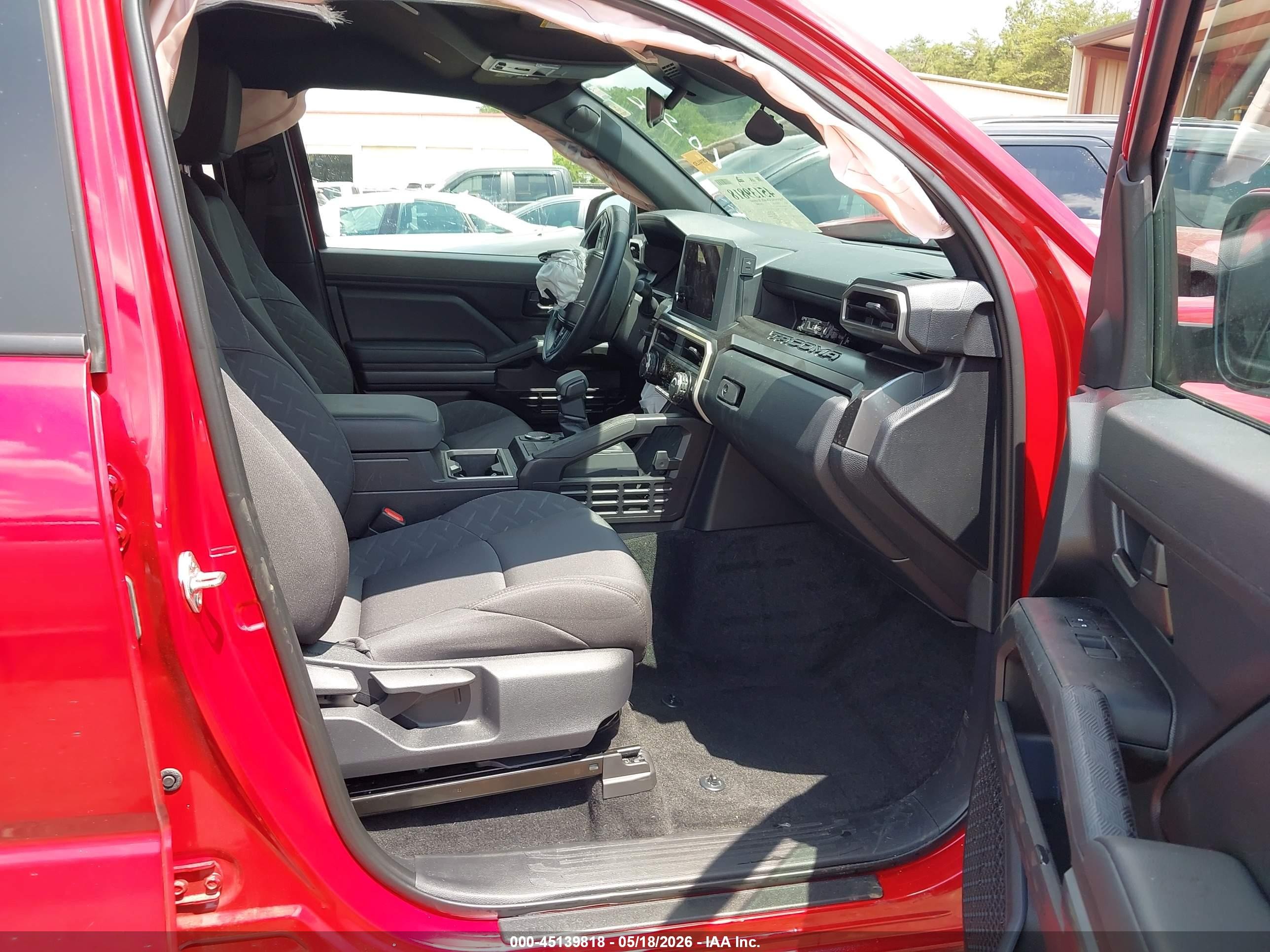 2025 Toyota Tacoma Sr5 Red vin: 3TYKB5FN2ST027241