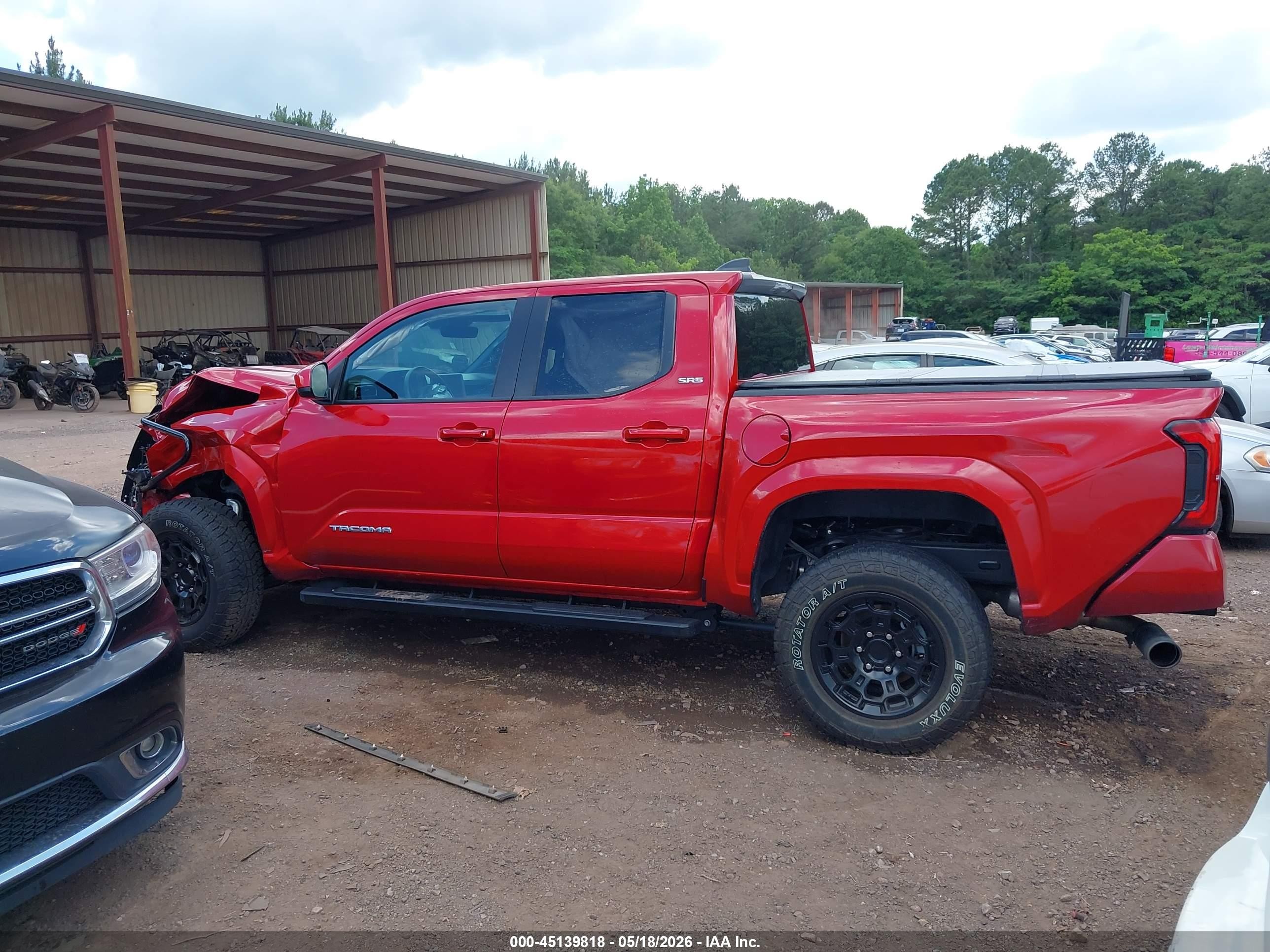2025 Toyota Tacoma Sr5 Red vin: 3TYKB5FN2ST027241