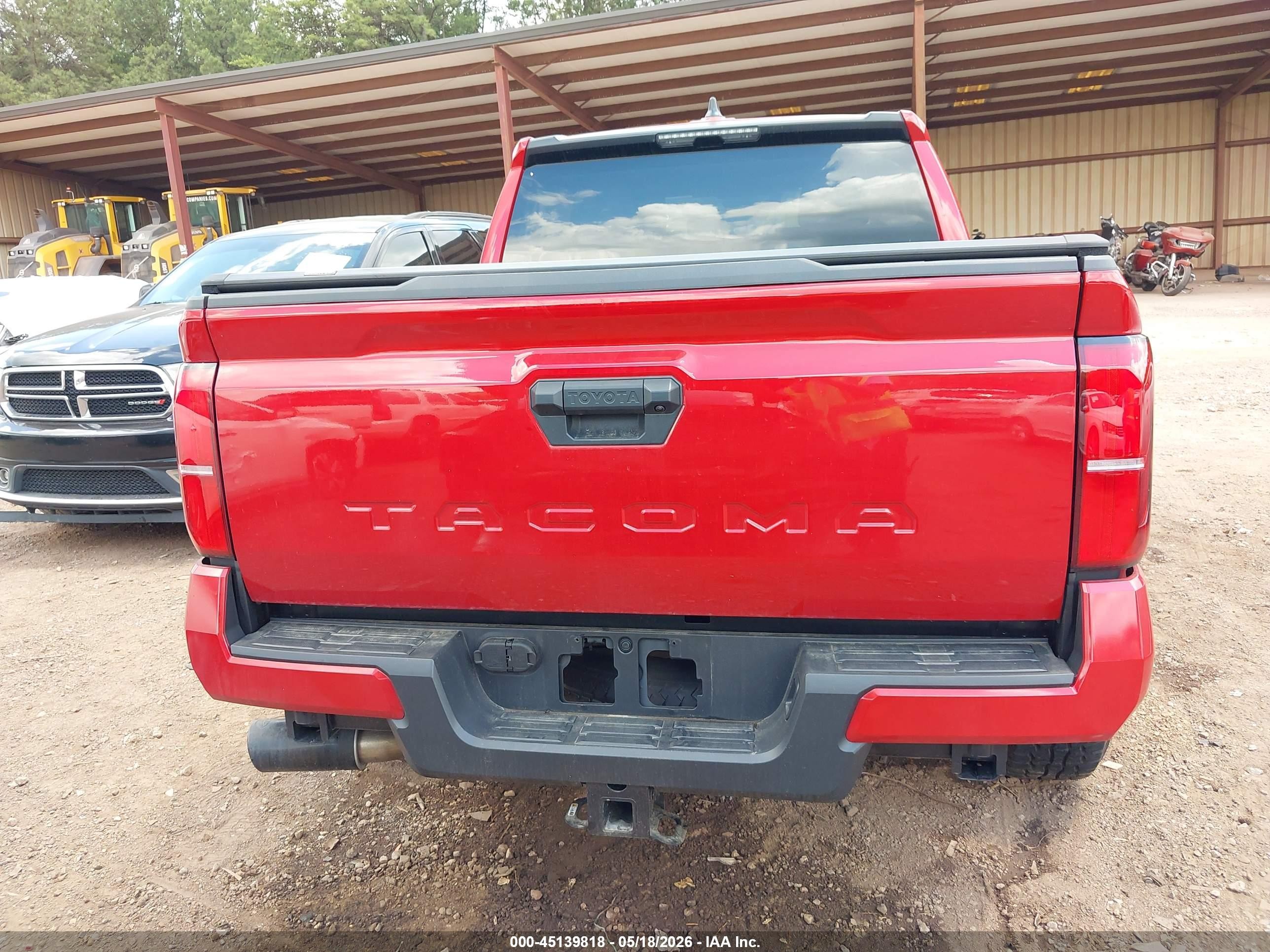2025 Toyota Tacoma Sr5 Red vin: 3TYKB5FN2ST027241