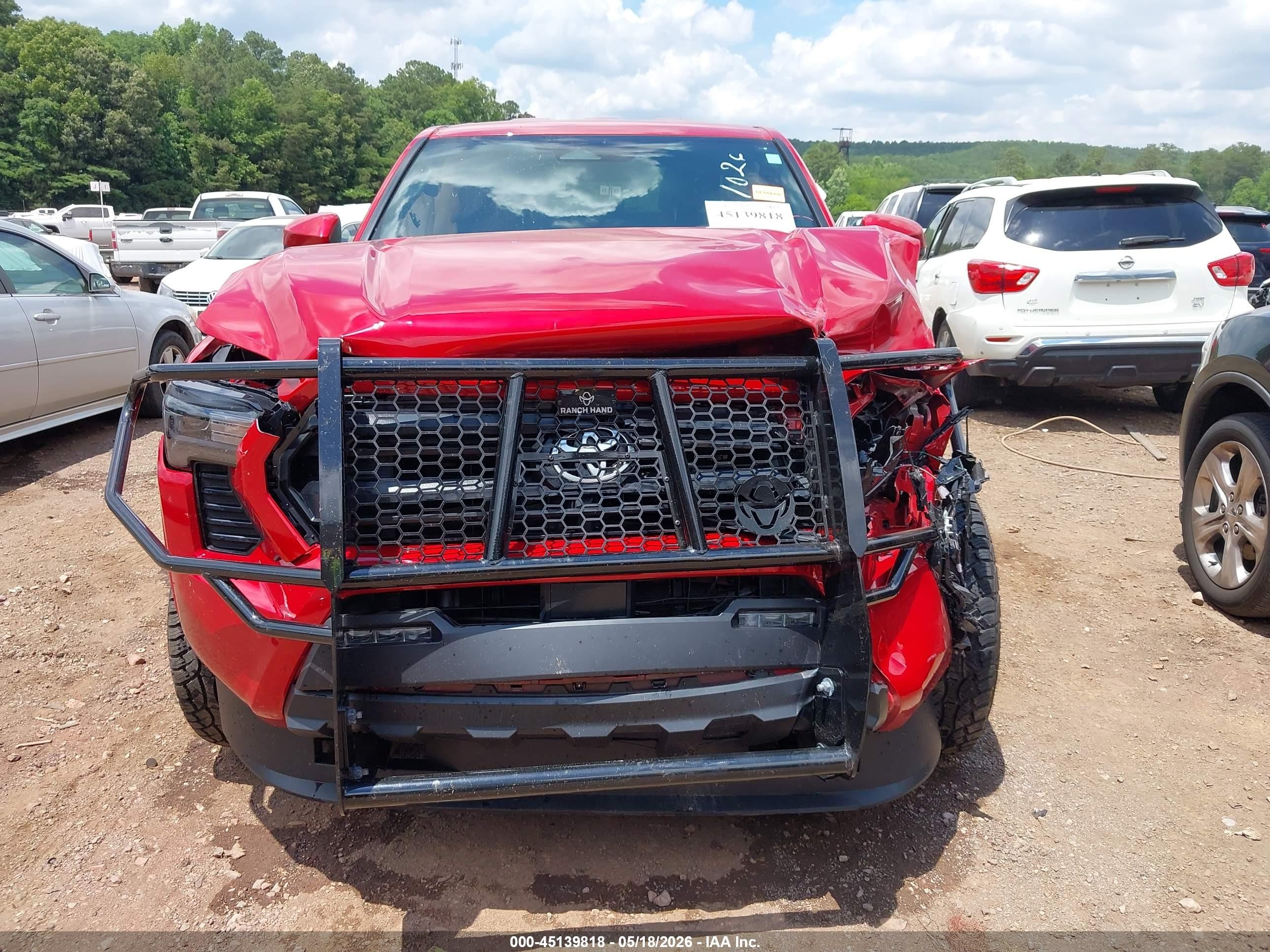 2025 Toyota Tacoma Sr5 Red vin: 3TYKB5FN2ST027241