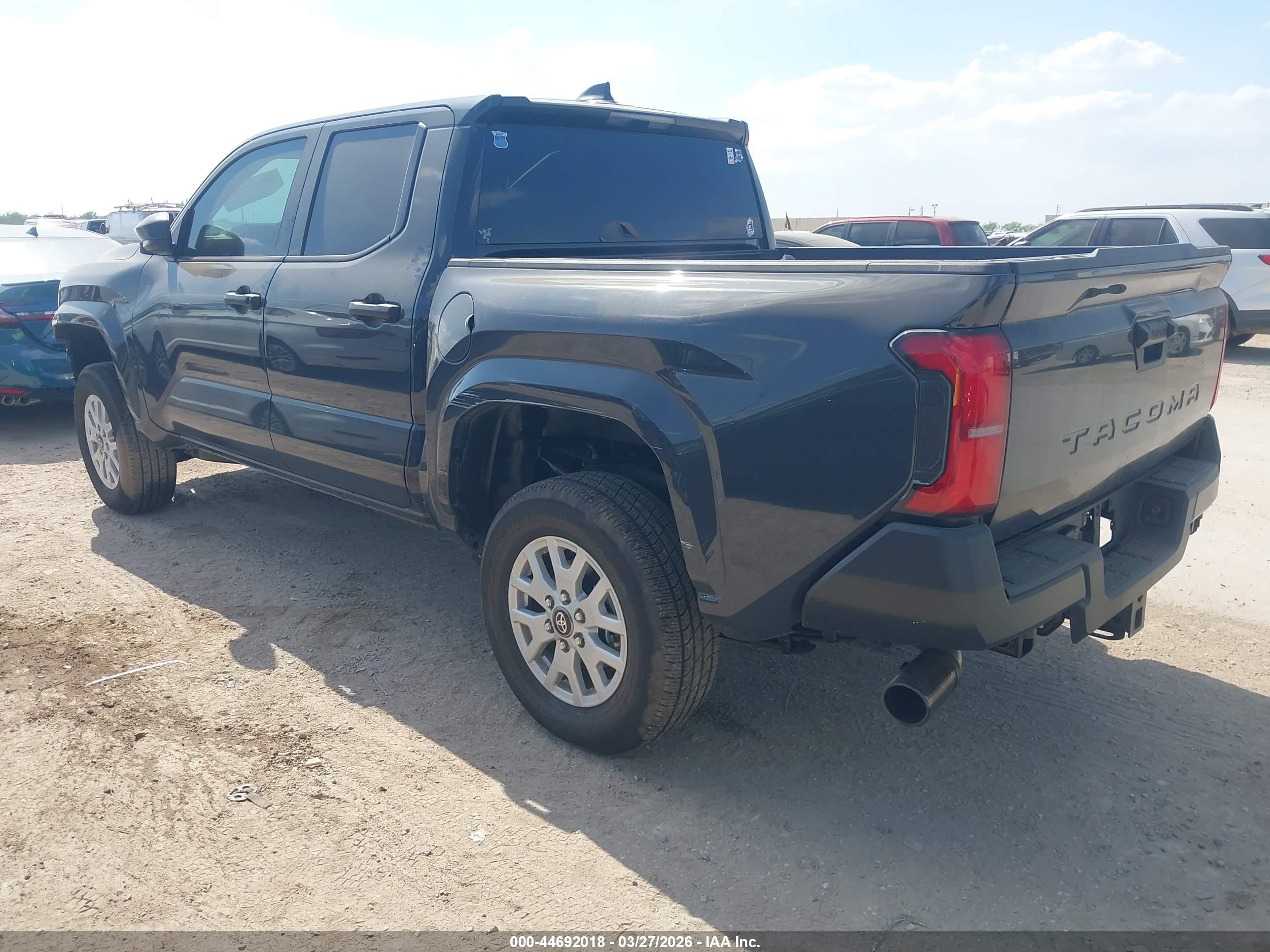 2026 Toyota Tacoma Sr Gray vin: 3TYKD5HN2TT042640