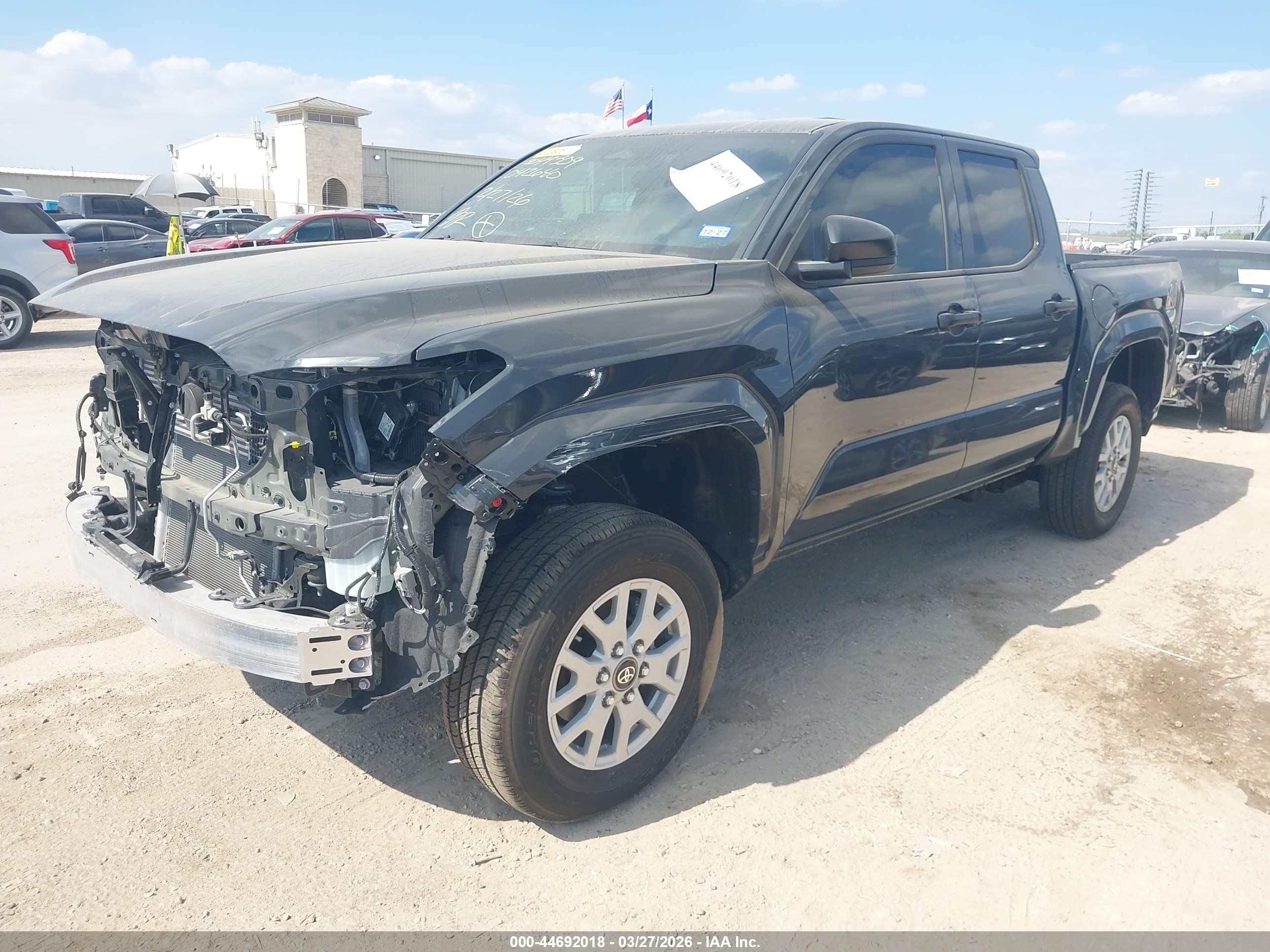 2026 Toyota Tacoma Sr Gray vin: 3TYKD5HN2TT042640