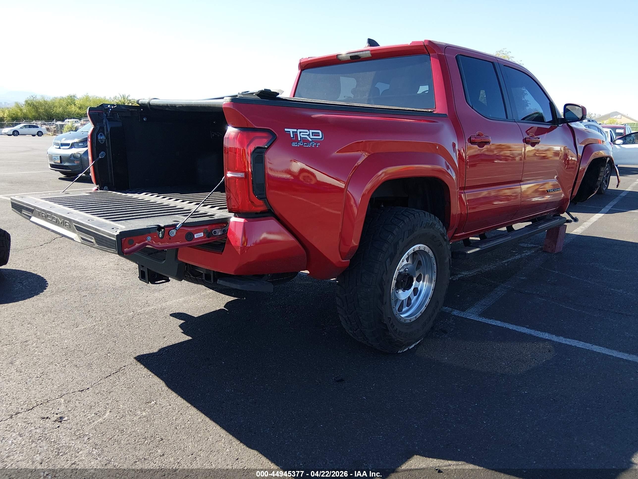 2024 Toyota Tacoma Trd Sport Красный vin: 3TYLB5JN3RT010633