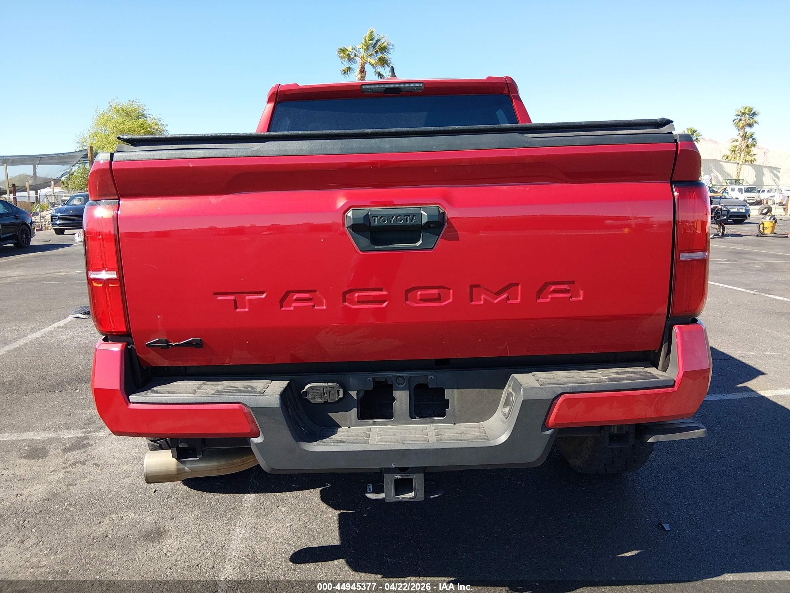 2024 Toyota Tacoma Trd Sport Красный vin: 3TYLB5JN3RT010633