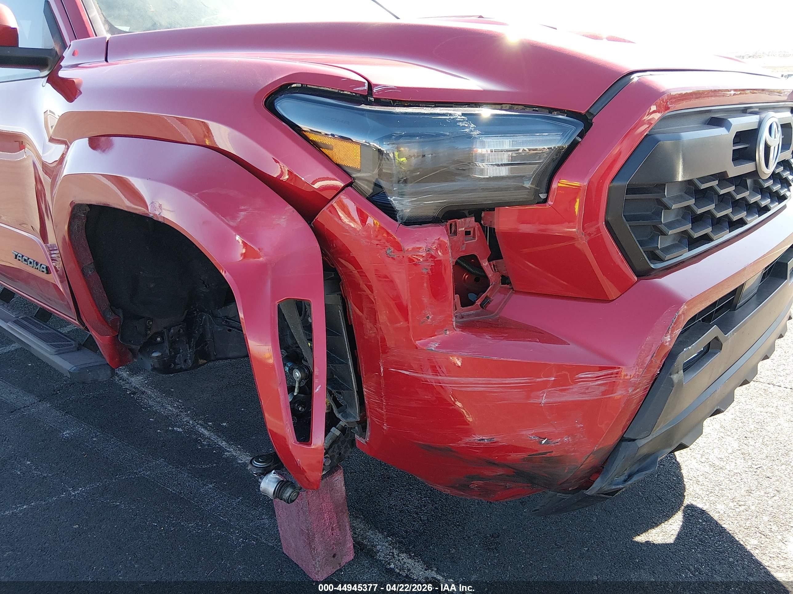 2024 Toyota Tacoma Trd Sport Красный vin: 3TYLB5JN3RT010633