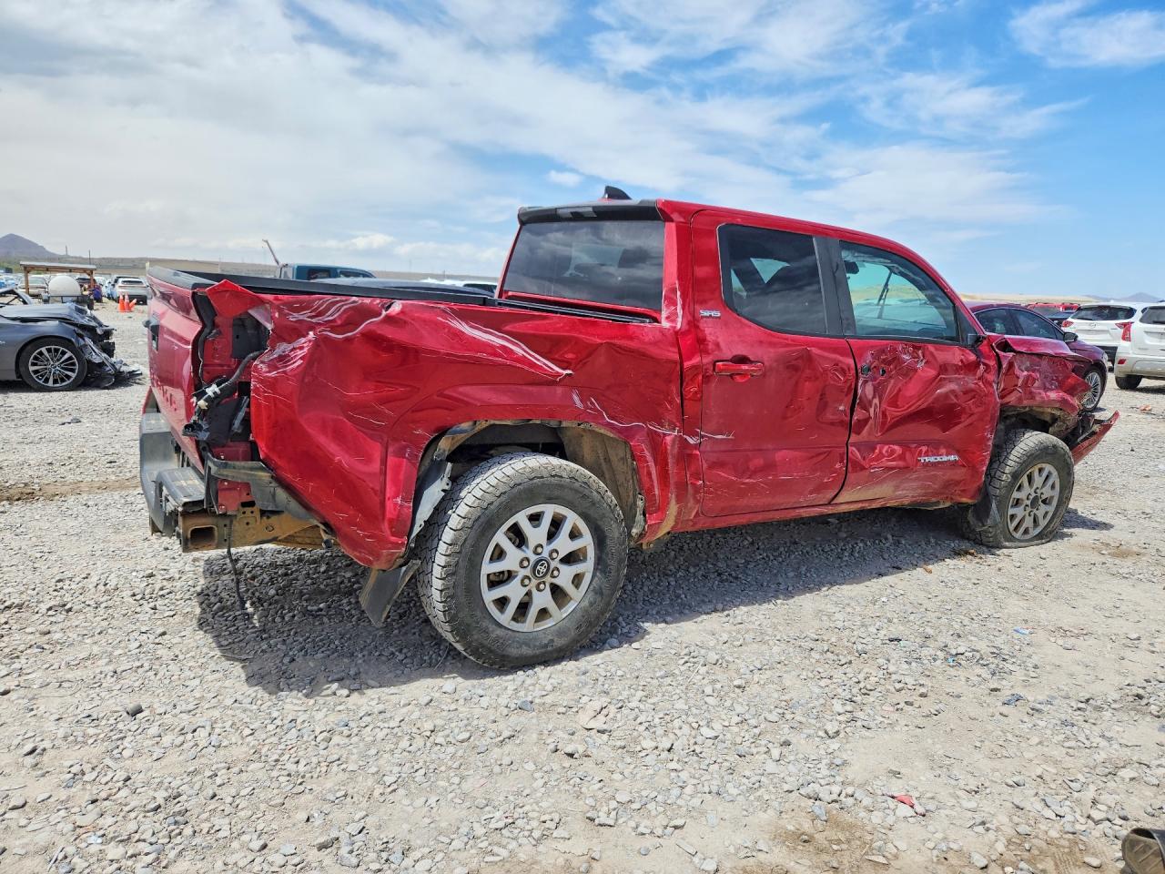 2024 Toyota Tacoma Sr5 Red vin: 3TYLB5JN4RT003450