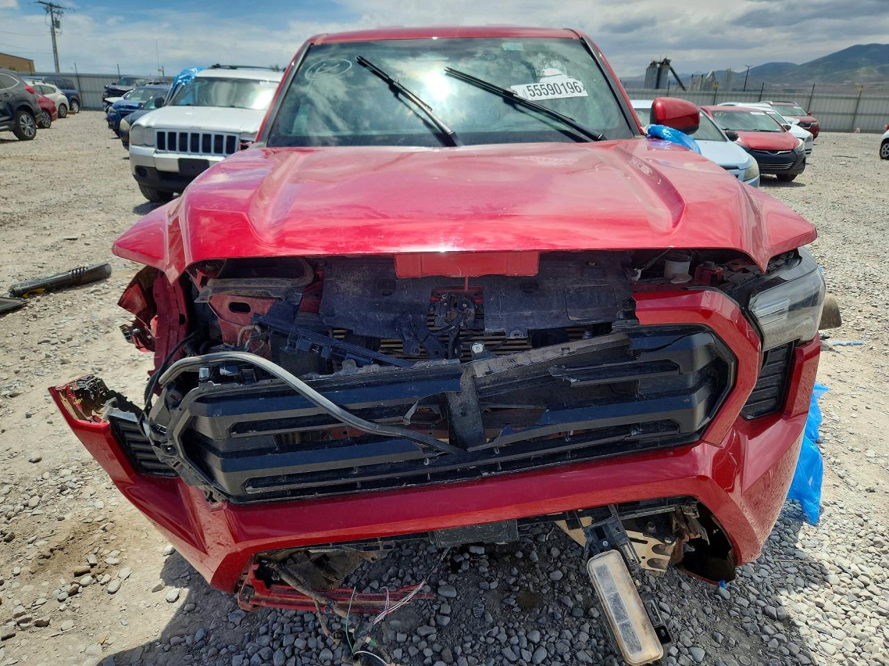 2024 Toyota Tacoma Sr5 Red vin: 3TYLB5JN4RT003450