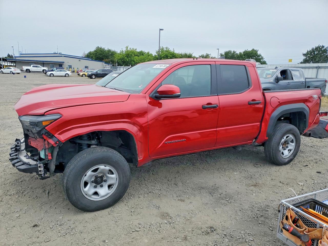2024 Toyota Tacoma Trd Off-road Красный vin: 3TYLB5JN5RT006471