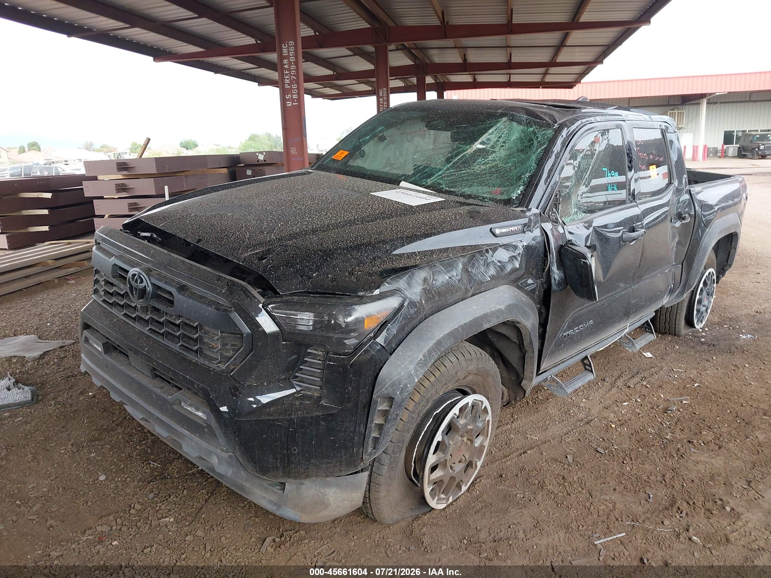 2026 Toyota Tacoma Hybrid Trd Off Road Black vin: 3TYLC5LN8TT067699