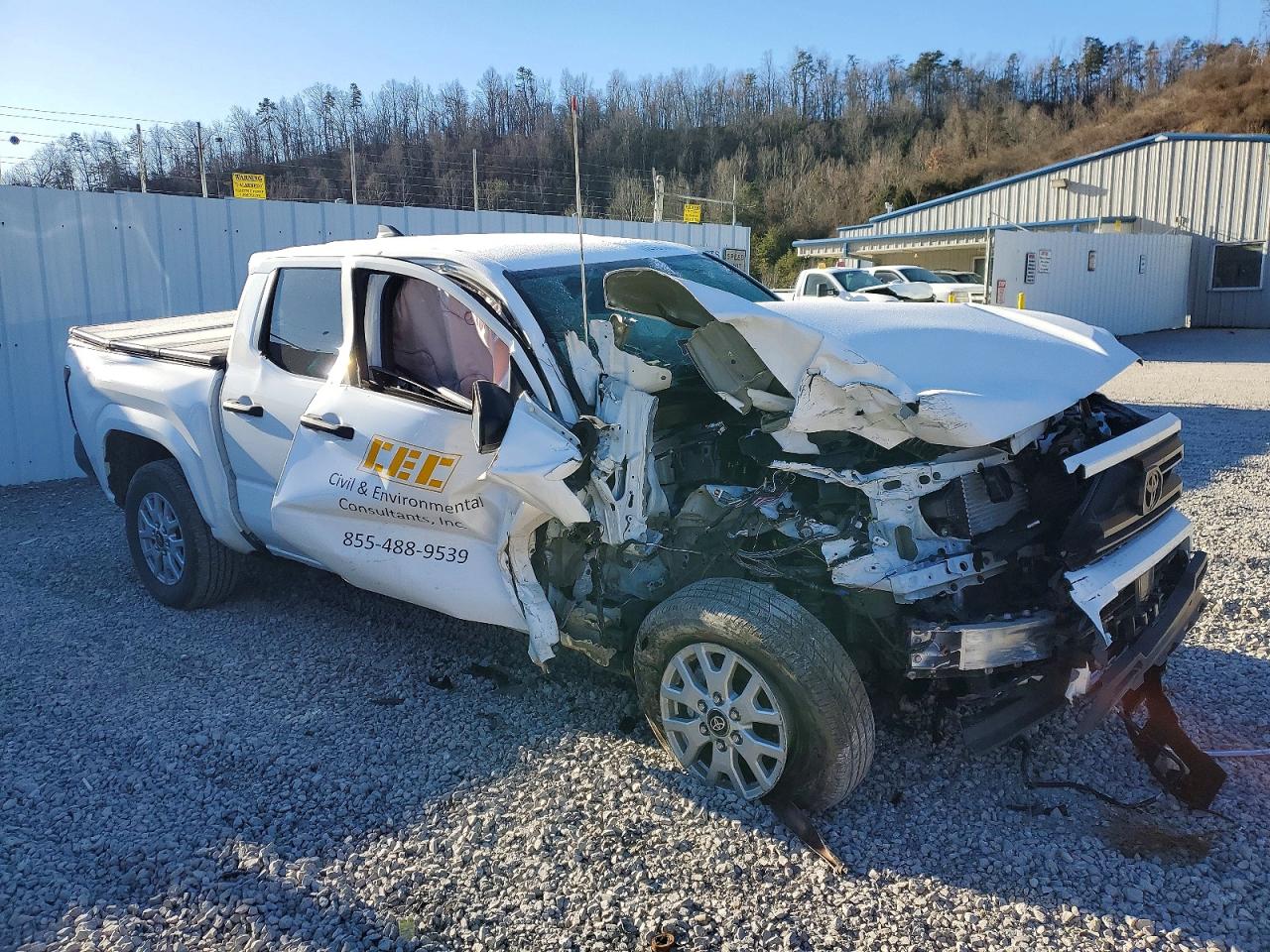 2025 Toyota Tacoma Double Cab White vin: 3TYLD5KN0ST013858