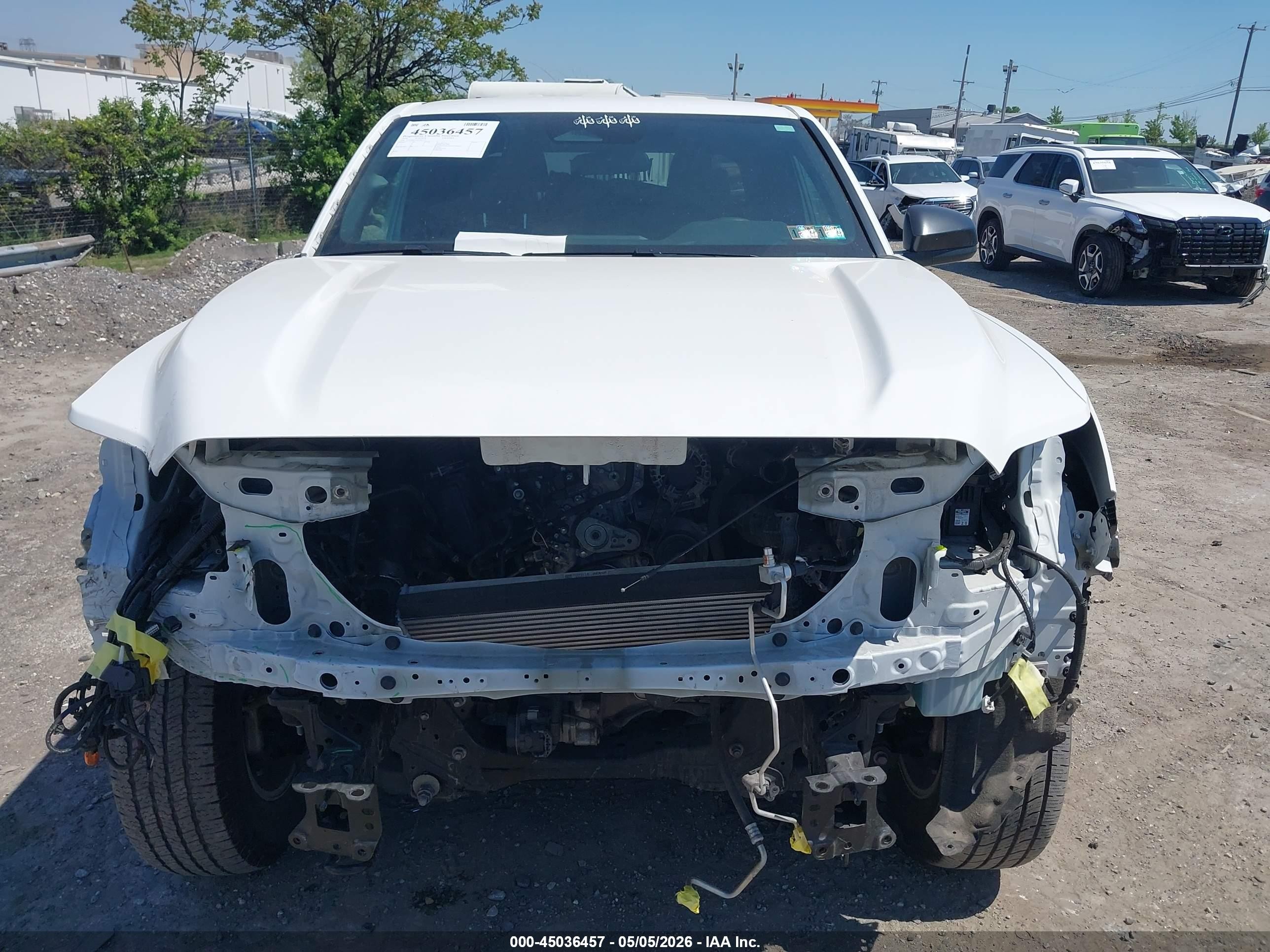 2024 Toyota Tacoma Sr Белый vin: 3TYLD5KN1RT007514