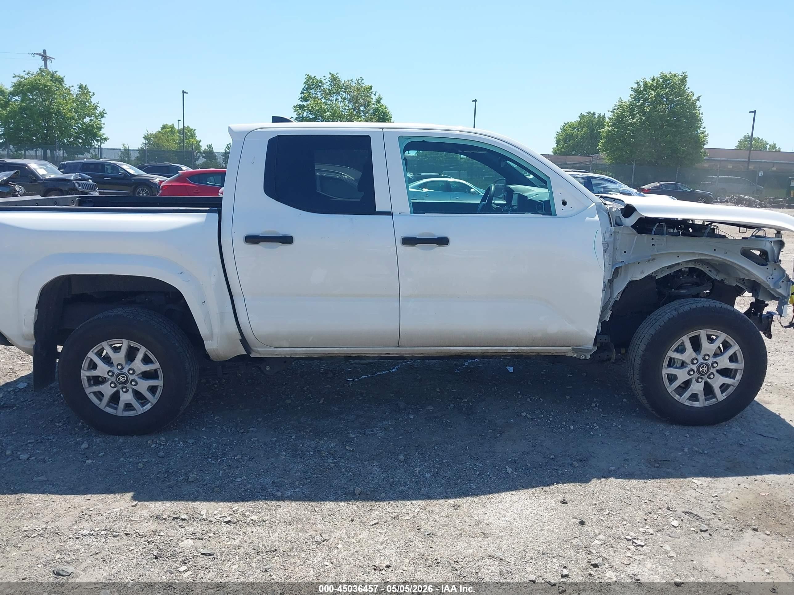 2024 Toyota Tacoma Sr Белый vin: 3TYLD5KN1RT007514