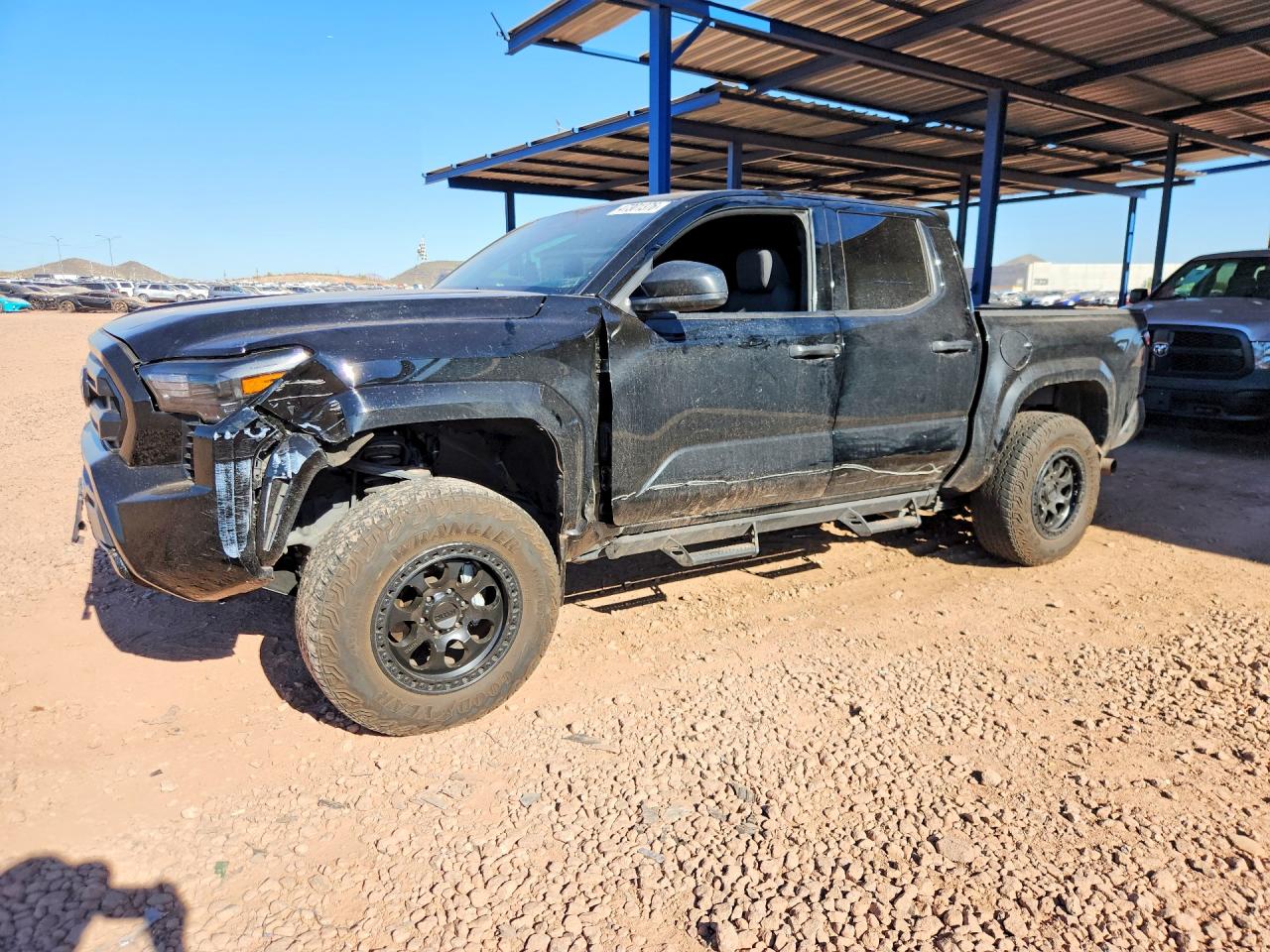 2024 Toyota Tacoma Sr Black vin: 3TYLD5KN3RT008440