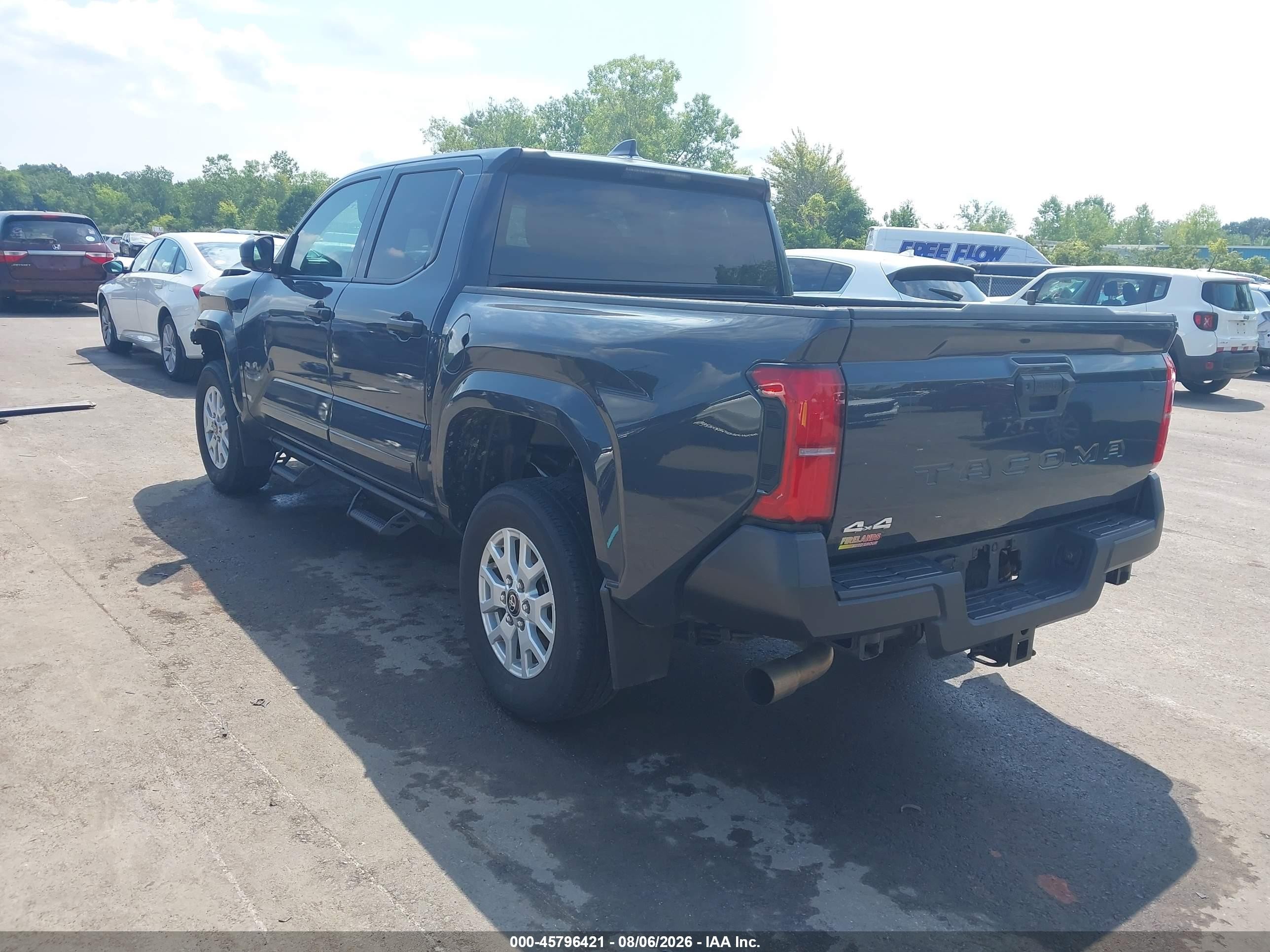 2024 Toyota Tacoma Sr Gray vin: 3TYLD5KN9RT004716