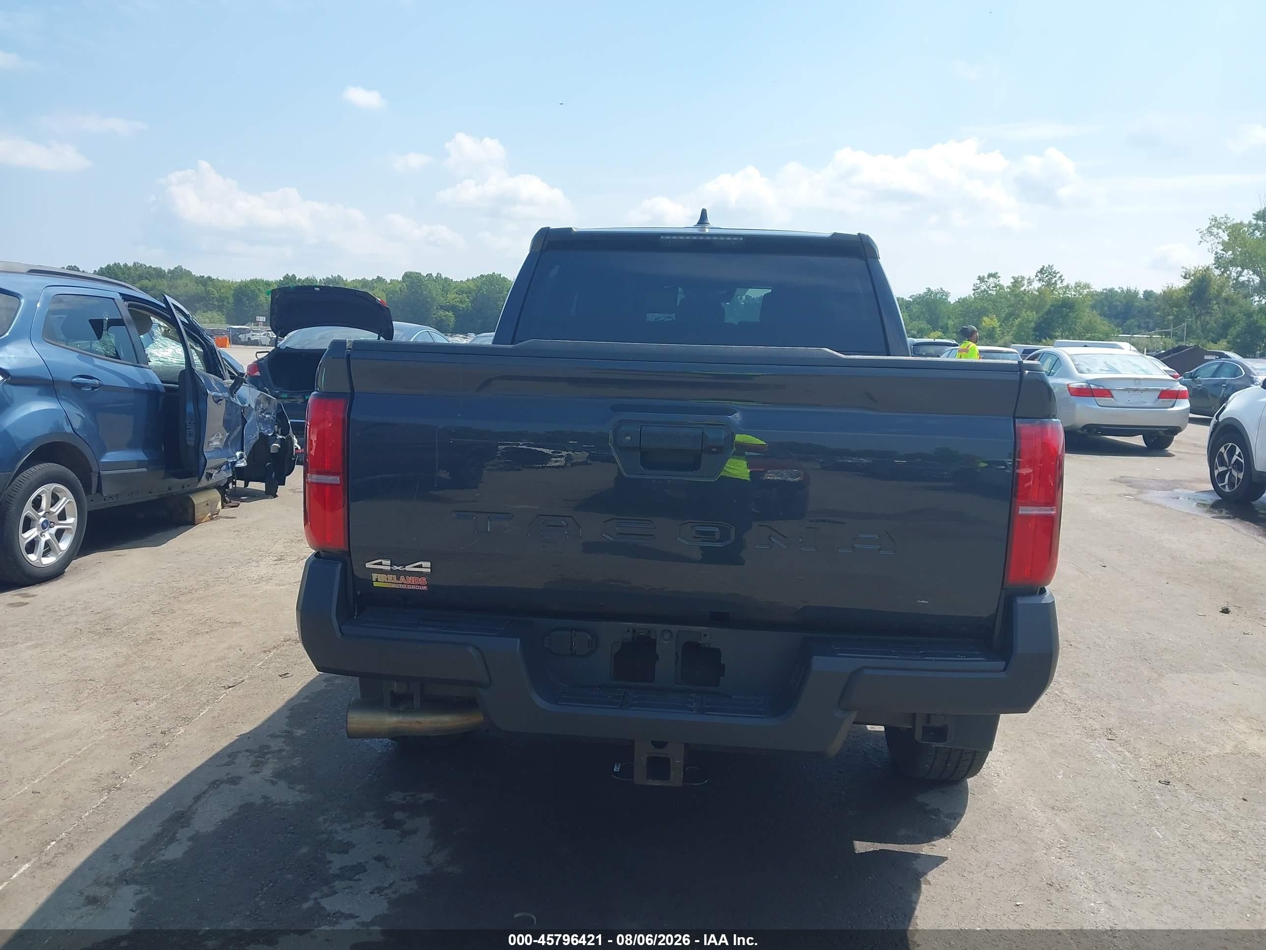 2024 Toyota Tacoma Sr Gray vin: 3TYLD5KN9RT004716