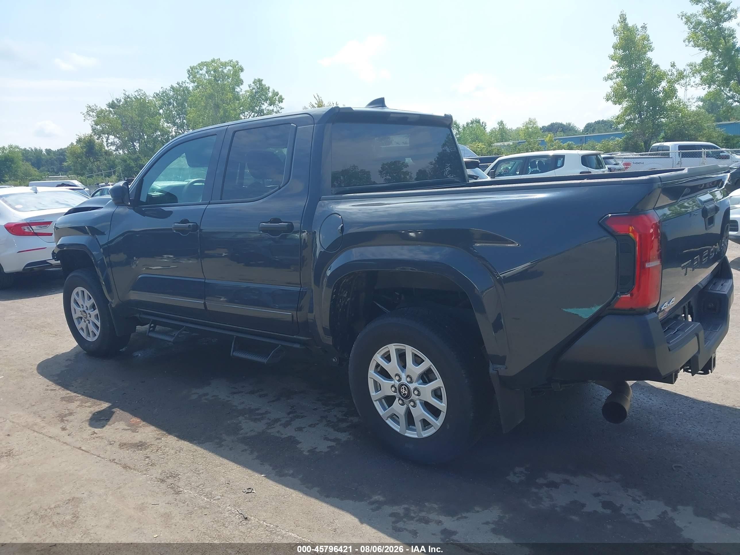 2024 Toyota Tacoma Sr Gray vin: 3TYLD5KN9RT004716