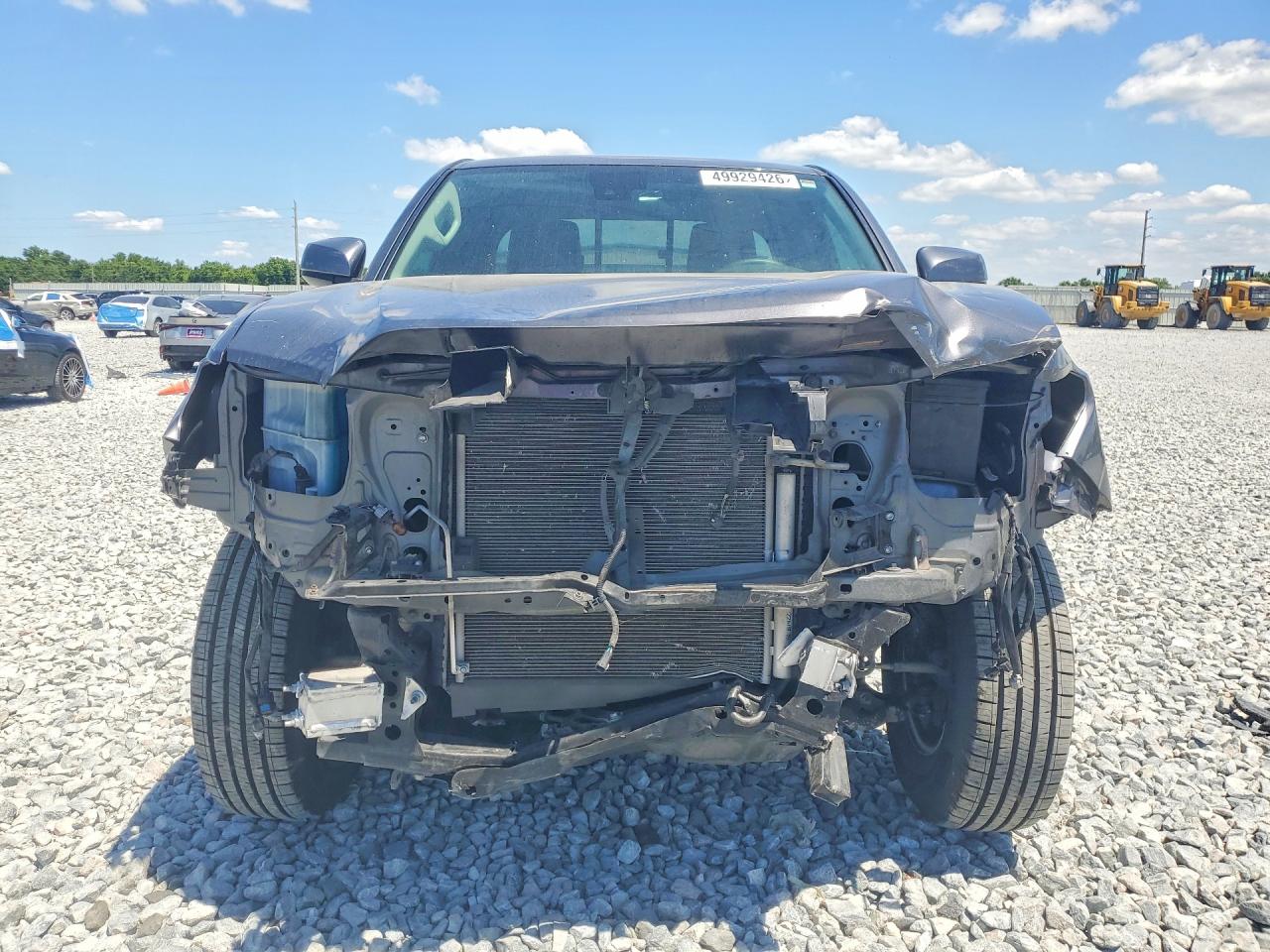 2021 Toyota Tacoma Sr Серый vin: 3TYRX5GN1MT030326