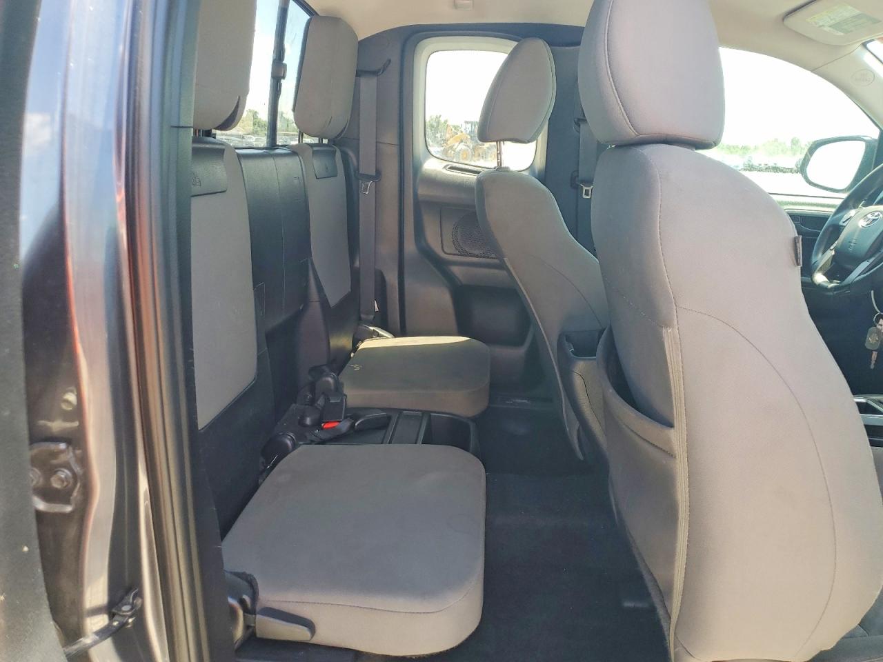 2021 Toyota Tacoma Sr Серый vin: 3TYRX5GN1MT030326