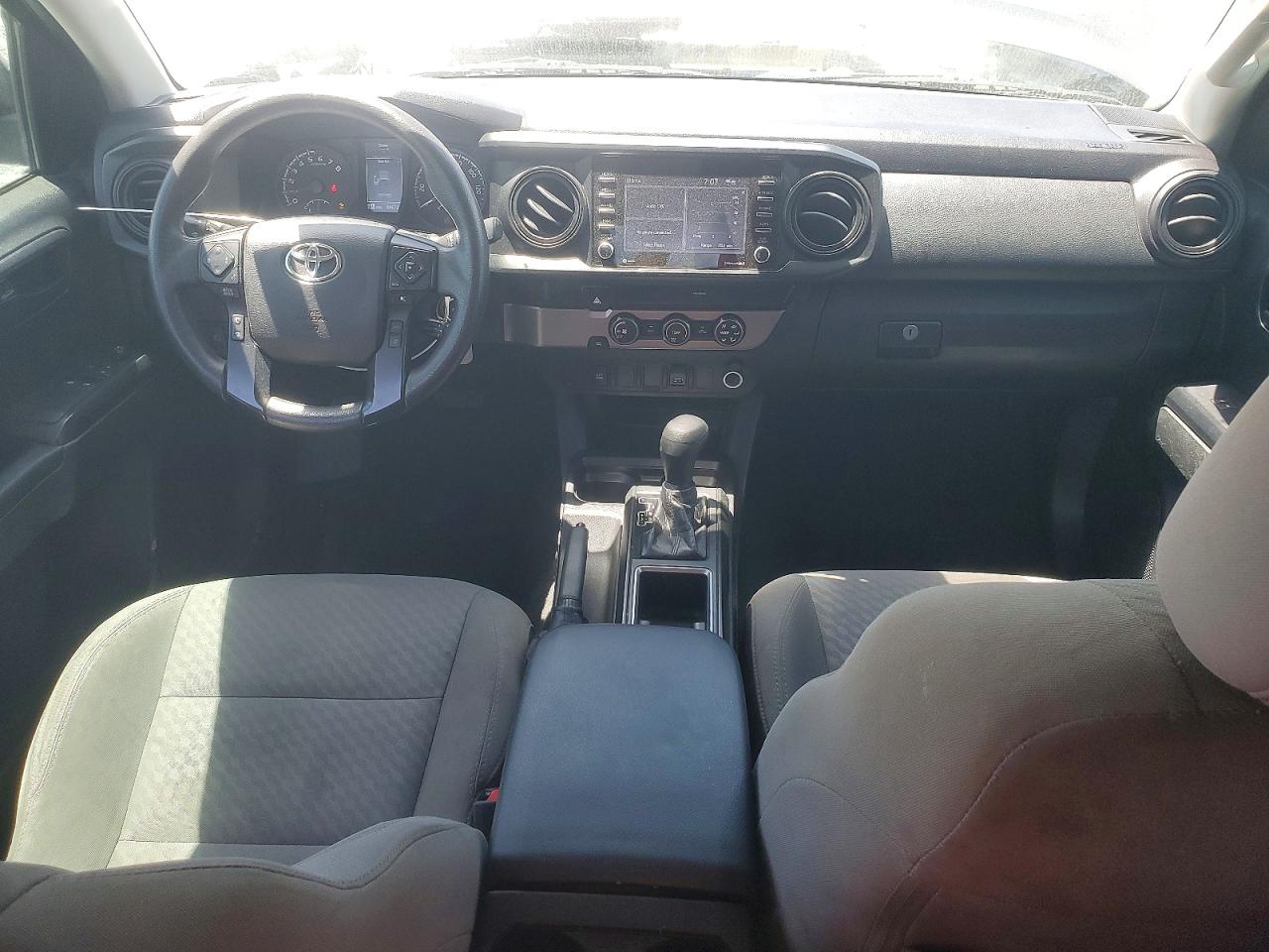 2021 Toyota Tacoma Sr Серый vin: 3TYRX5GN1MT030326